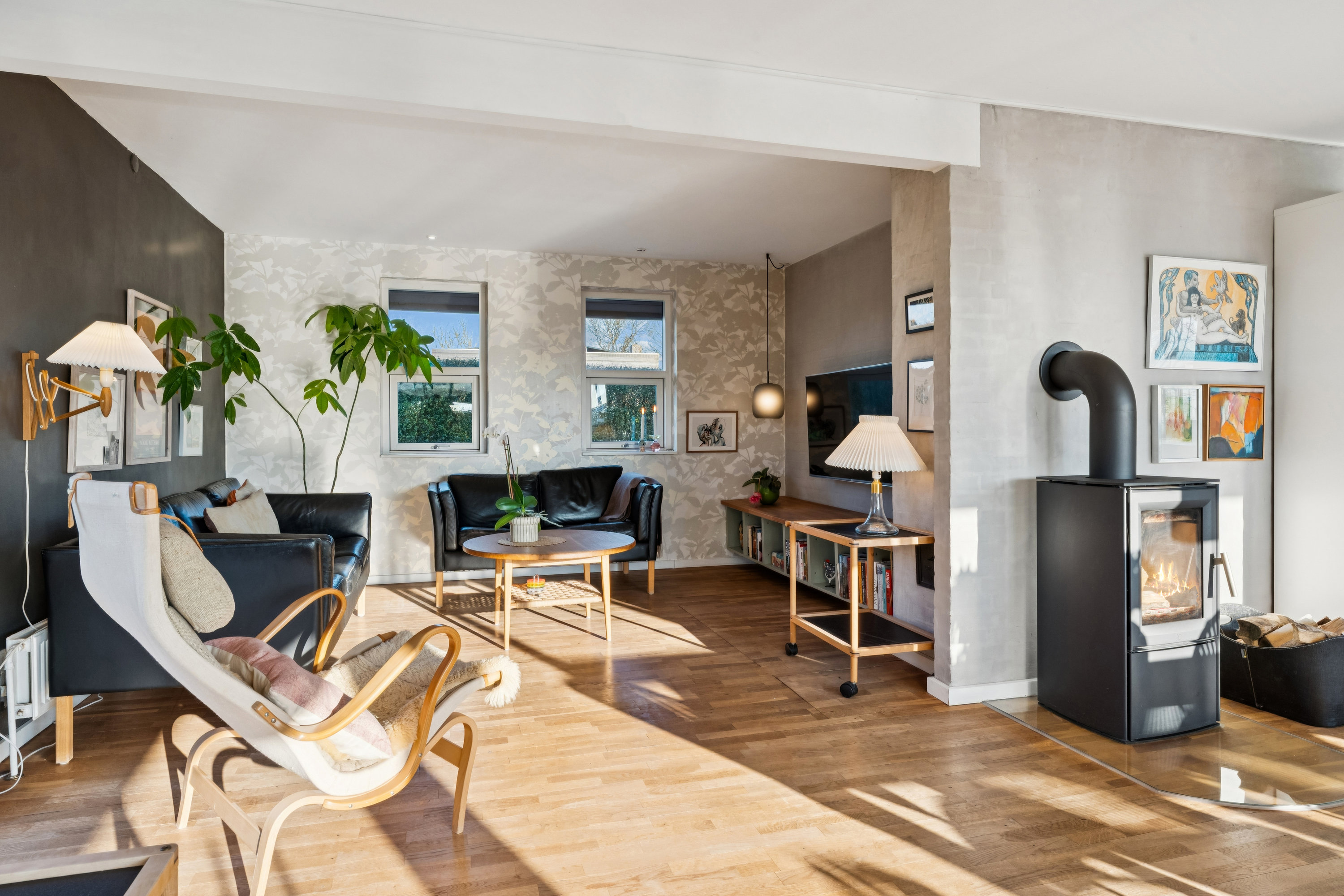 Fremhævet stue billede i fuldskærmstilstand. Billede af Siriusvej 12, 9200 Aalborg SV