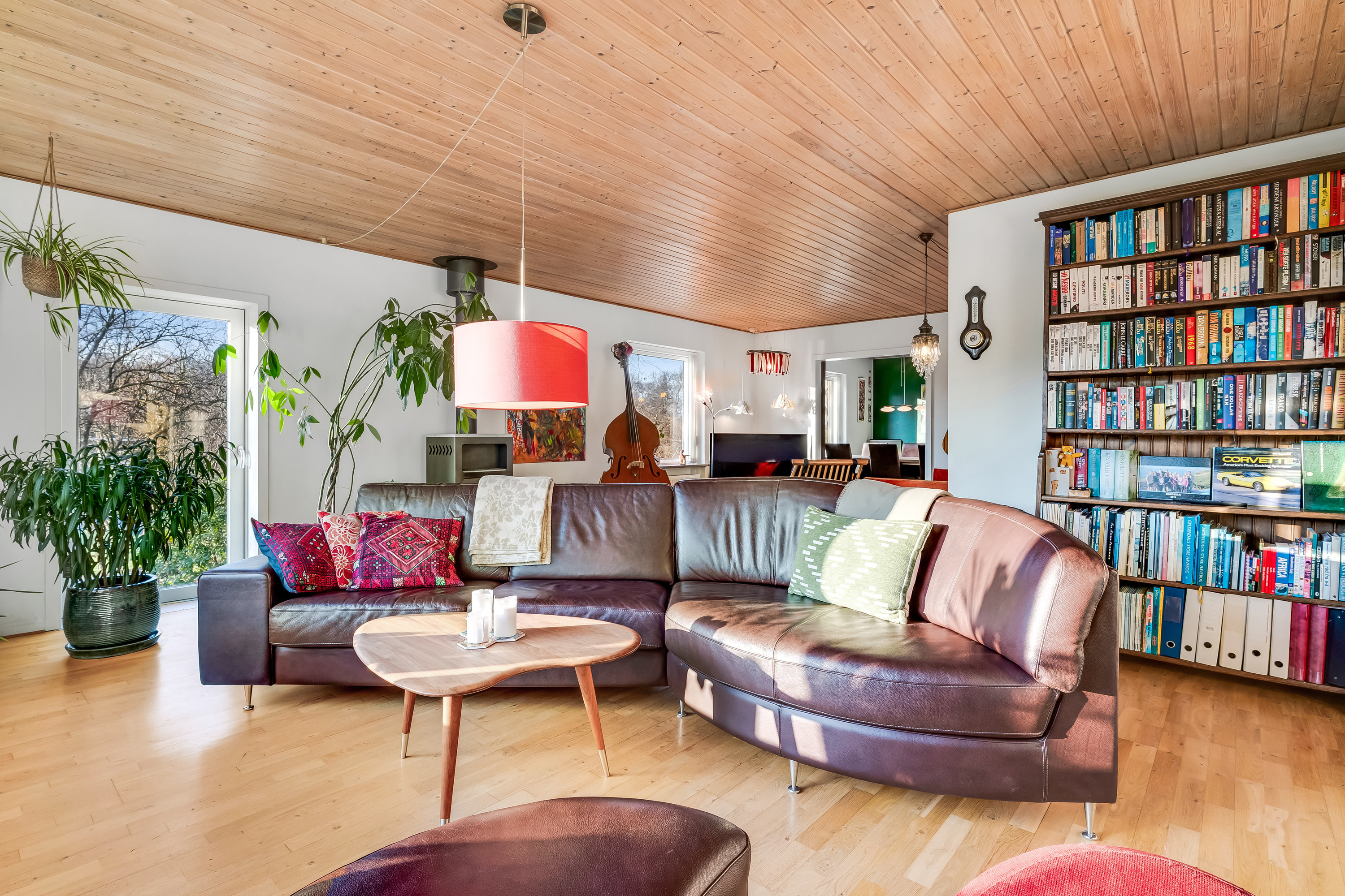 Fremhævet stue billede i fuldskærmstilstand. Billede af Snerlevej 9, 7500 Holstebro