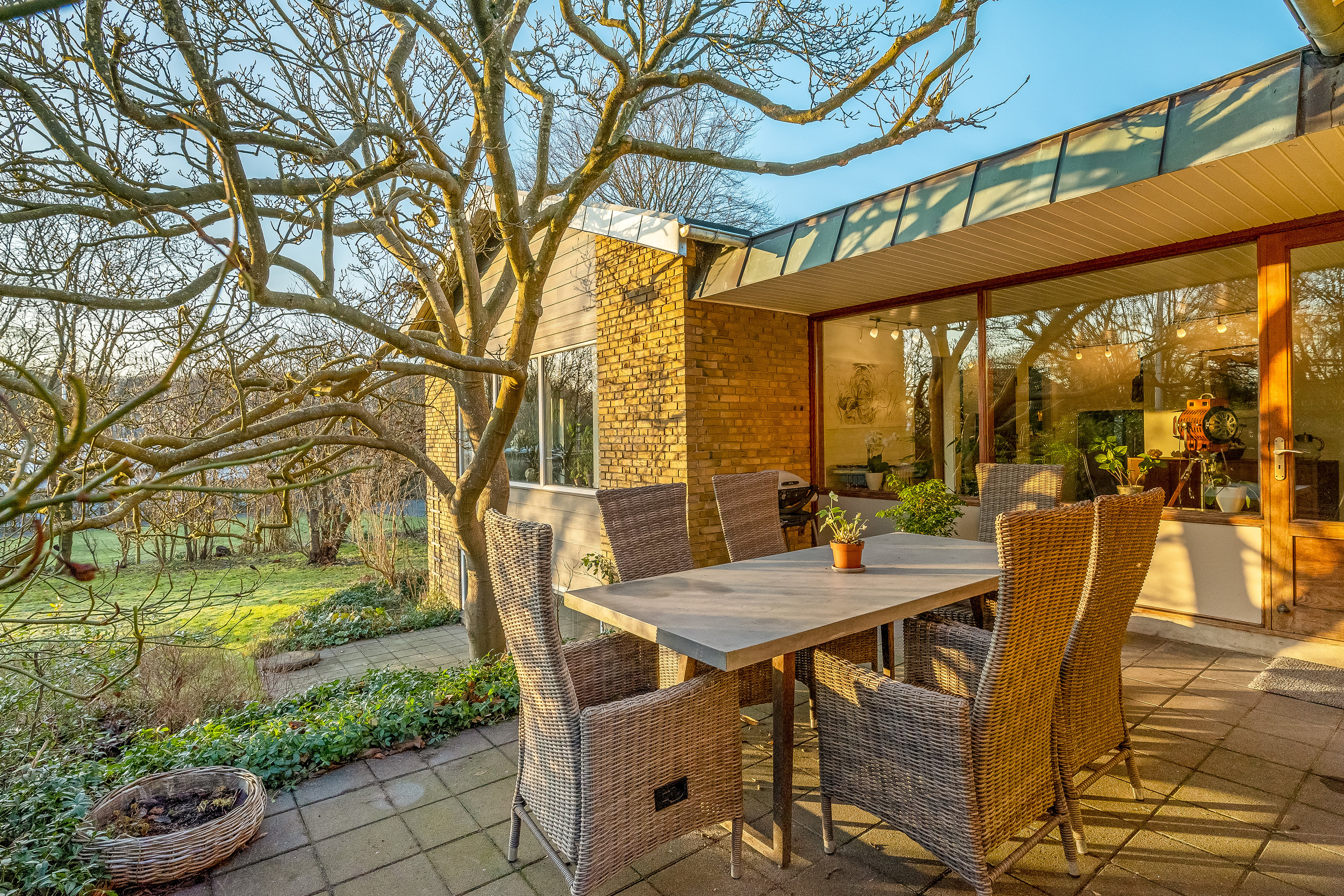 Fremhævet terrasse billede i fuldskærmstilstand. Billede af Snerlevej 9, 7500 Holstebro