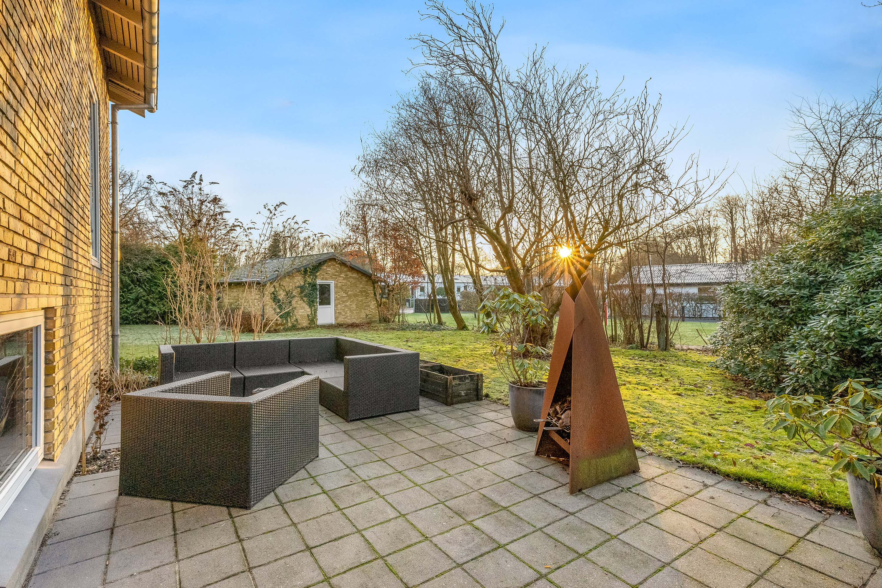 Fremhævet terrasse billede i fuldskærmstilstand. Billede af Snerlevej 9, 7500 Holstebro