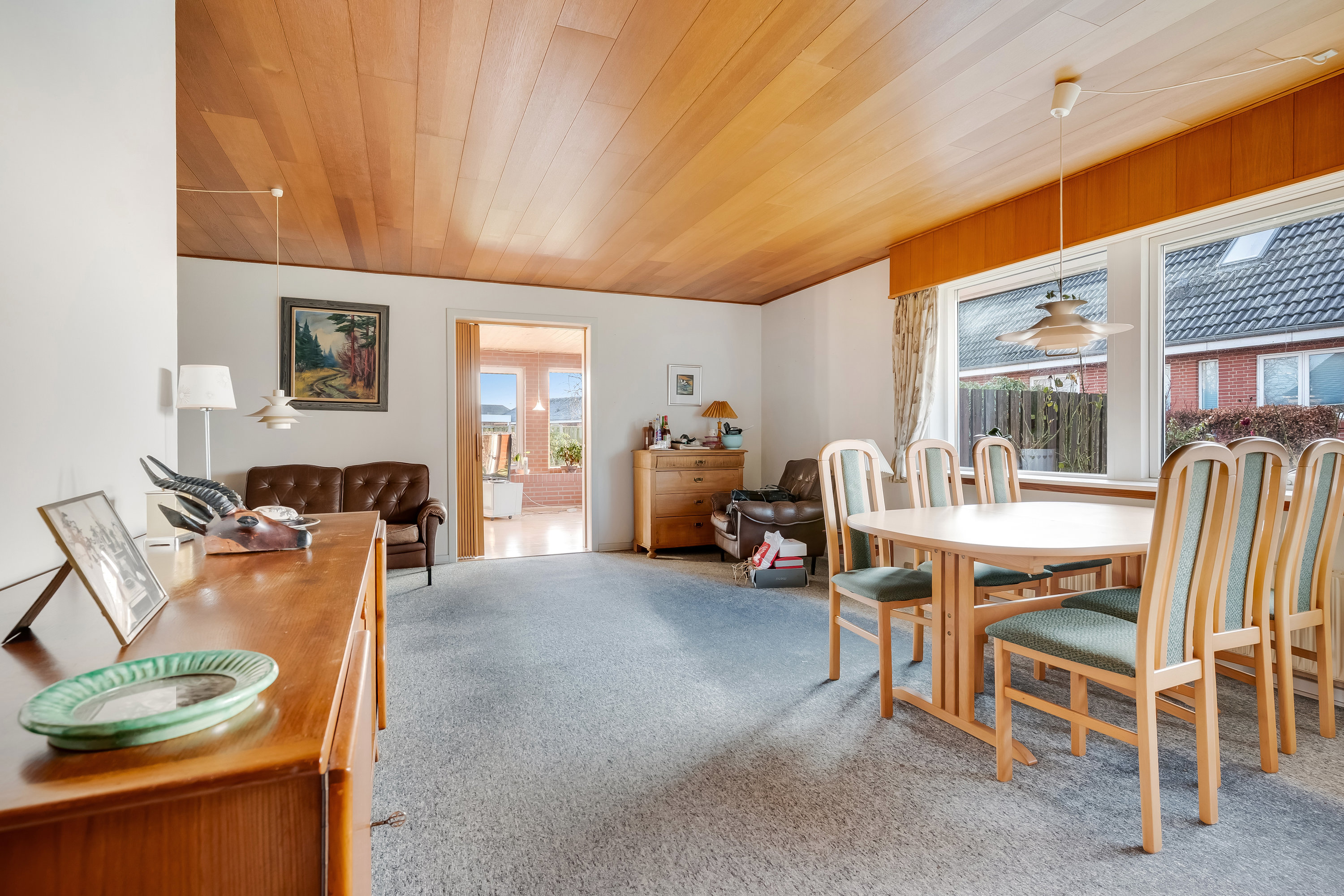 Fremhævet stue billede i fuldskærmstilstand. Billede af Klostervej 95, Kloster, 6950 Ringkøbing