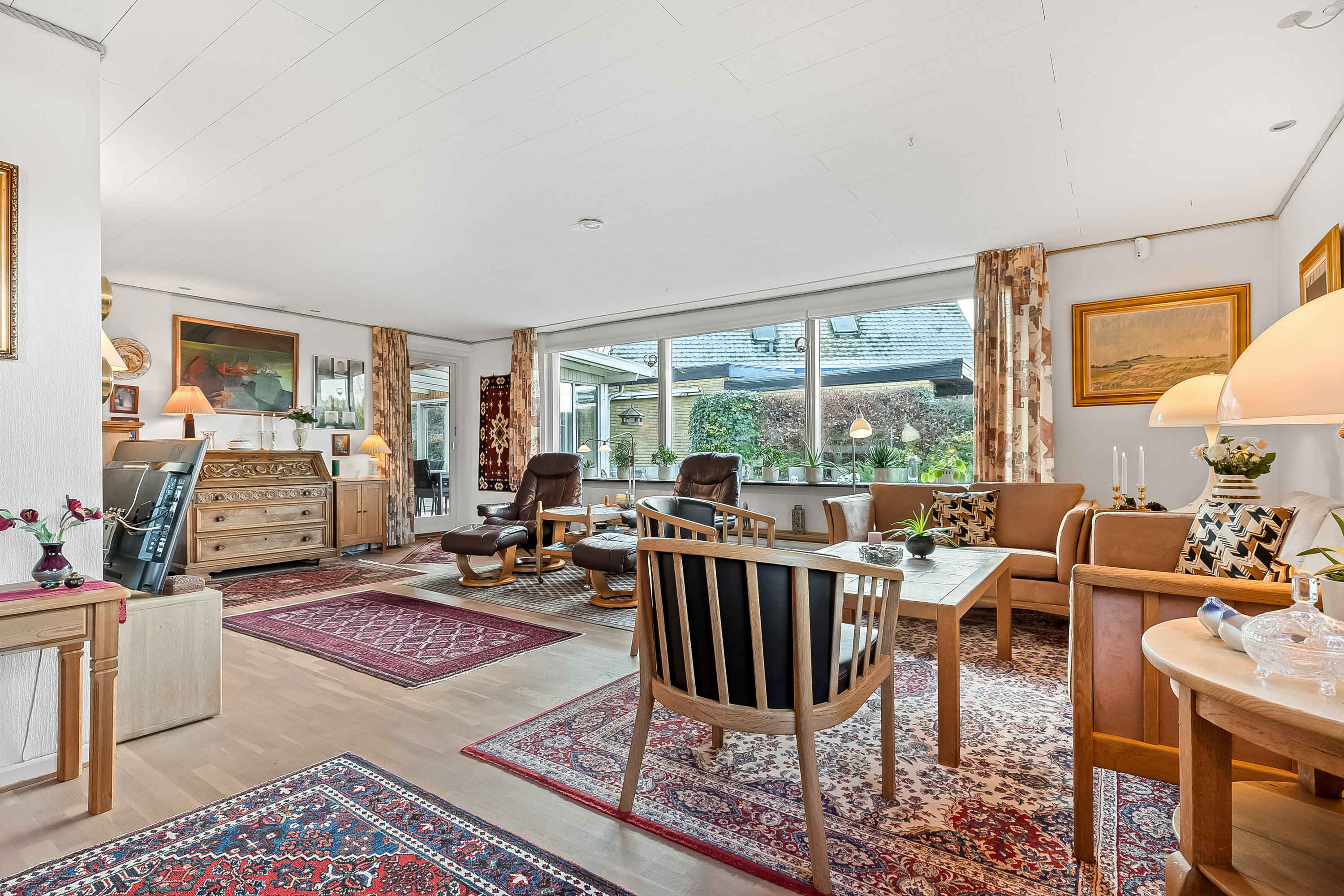 Fremhævet stue billede i fuldskærmstilstand. Billede af Engtoften 18, Erritsø, 7000 Fredericia