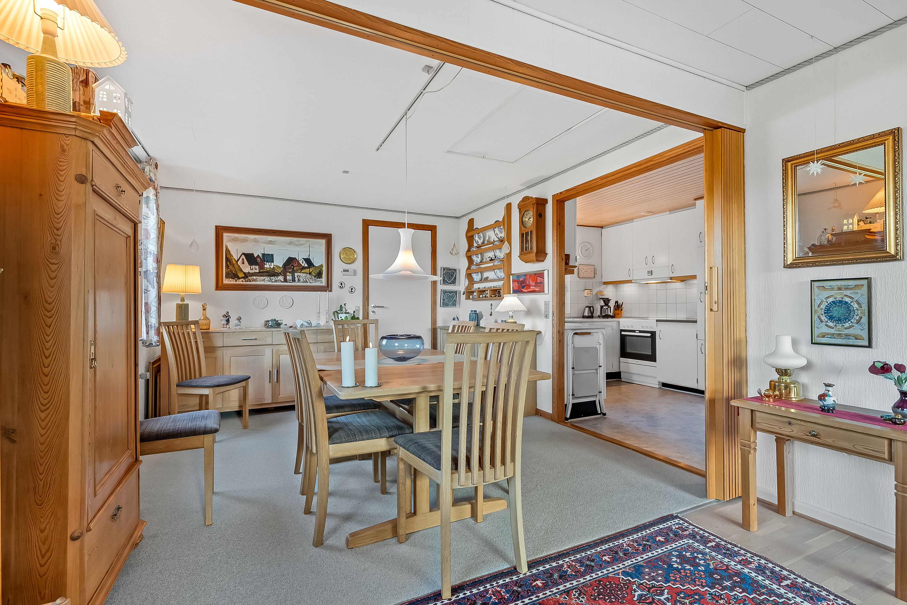 Fremhævet spisestue/alrum billede i fuldskærmstilstand. Billede af Engtoften 18, Erritsø, 7000 Fredericia