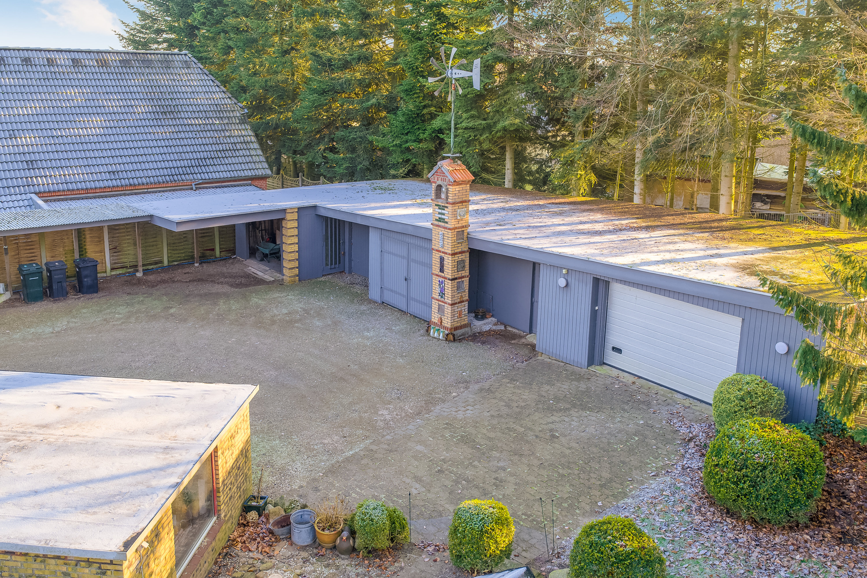 Fremhævet facade billede i fuldskærmstilstand. Billede af Toftevej 15, Brylle, 5690 Tommerup