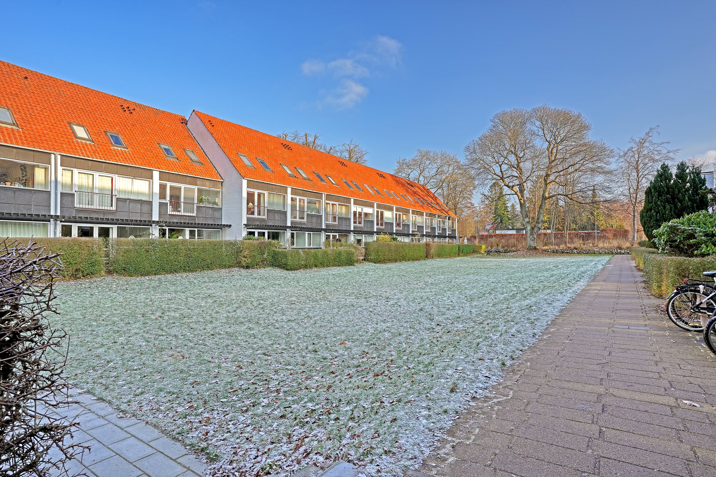 Fremhævet luftfoto billede i fuldskærmstilstand. Billede af Søllerød Park 16, st.. 1., Søllerød, 2840 Holte