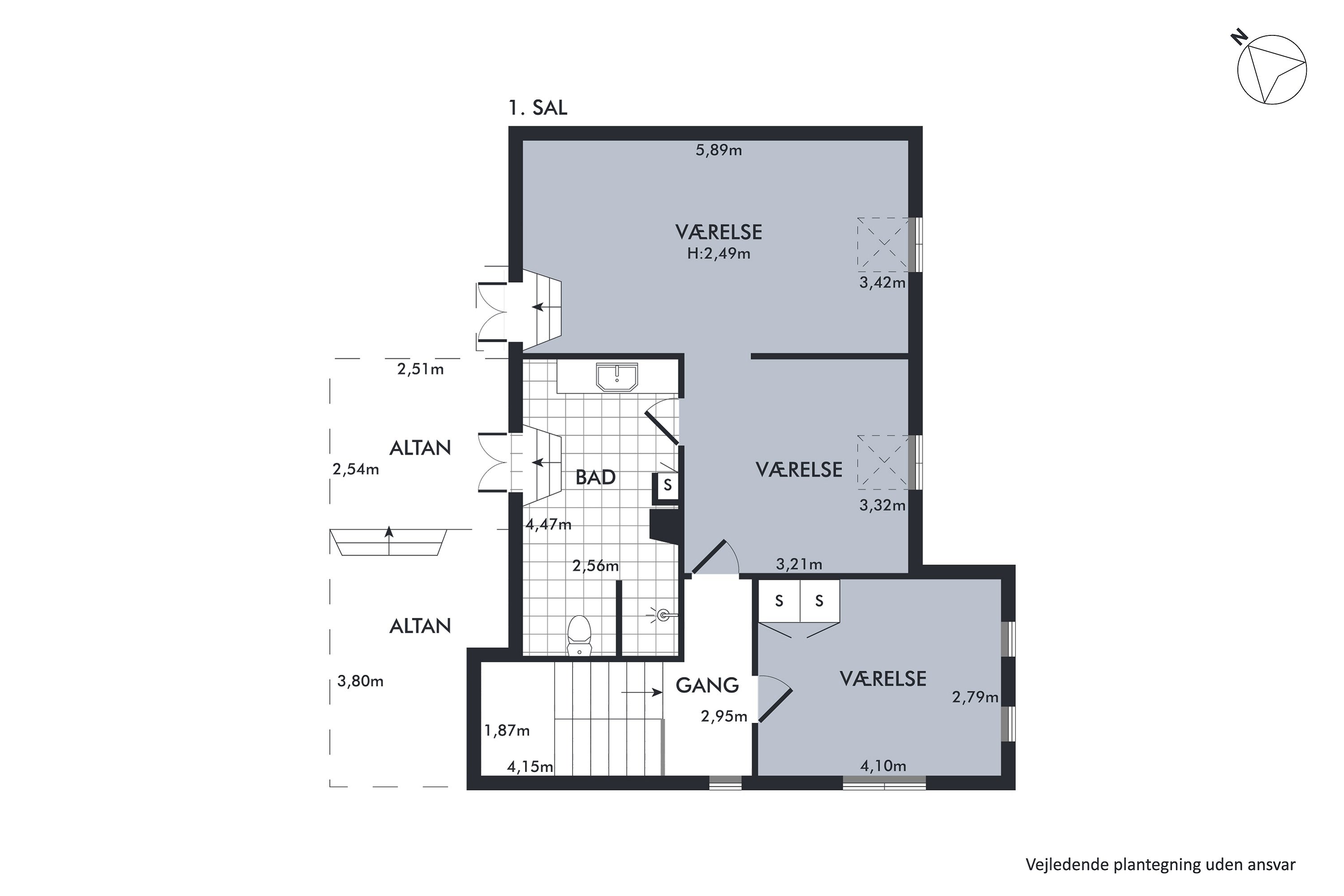 Plantegninger billede af Enighedsvej 20, 2920 Charlottenlund