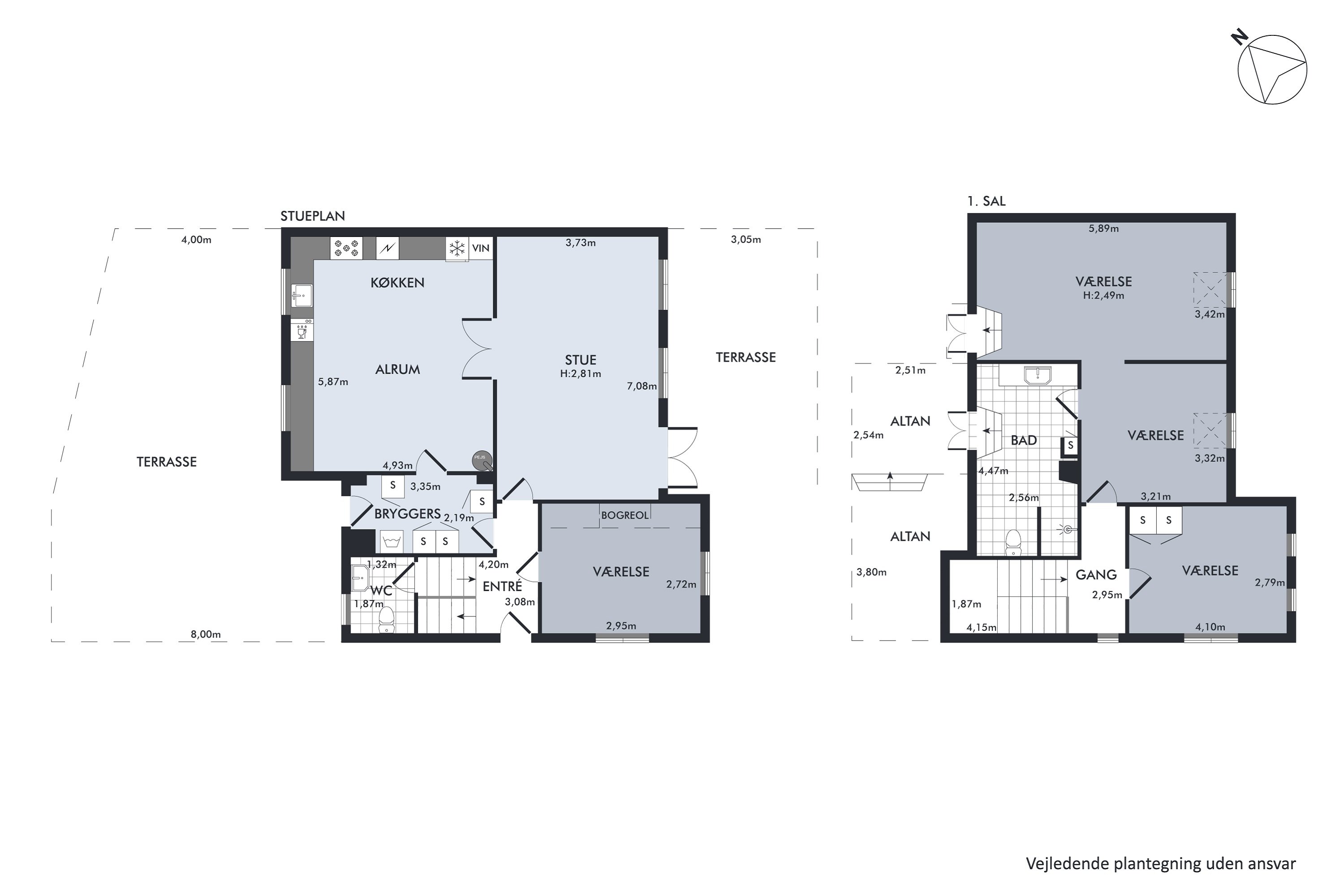 Plantegninger billede af Enighedsvej 20, 2920 Charlottenlund
