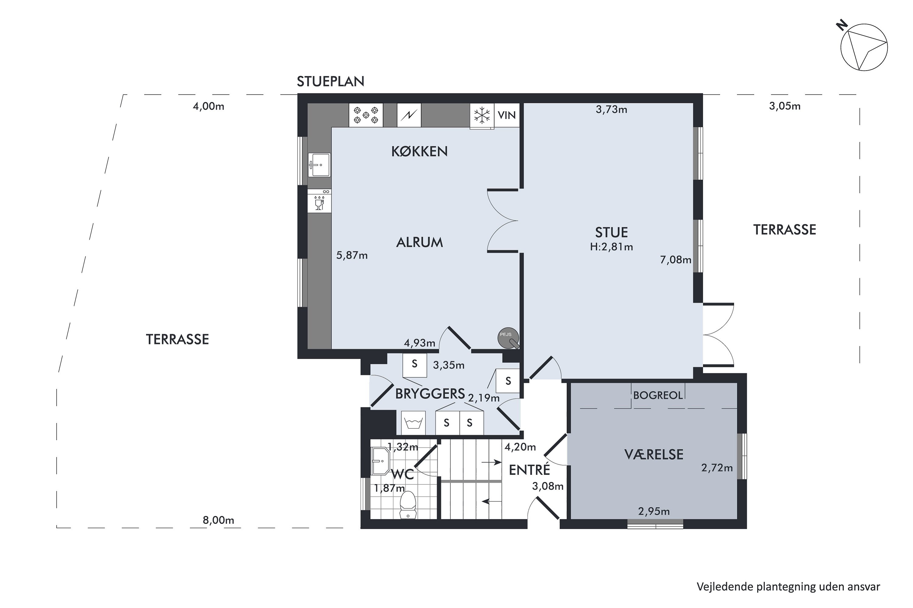 Plantegninger billede af Enighedsvej 20, 2920 Charlottenlund