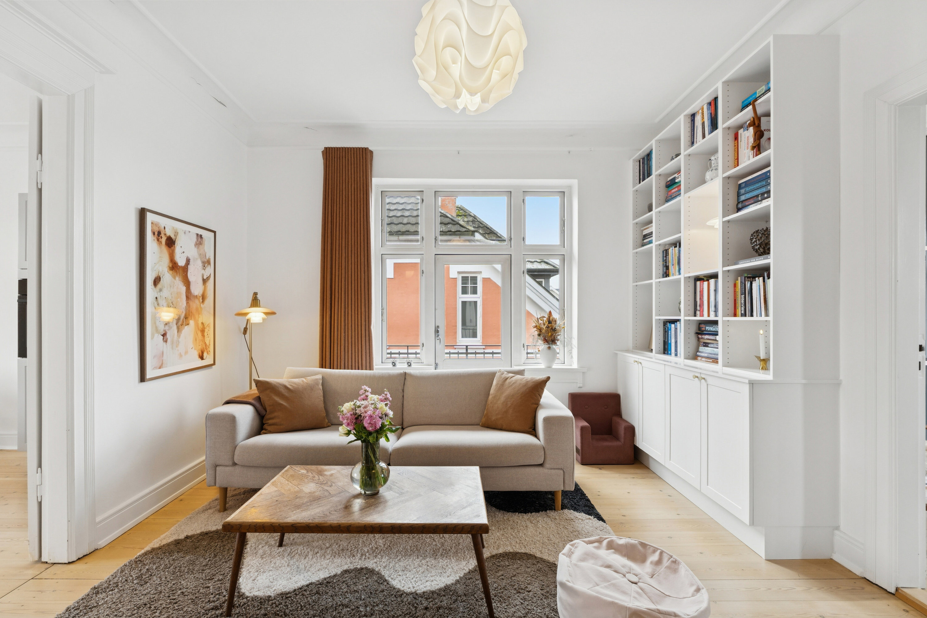 Fremhævet stue billede i fuldskærmstilstand. Billede af Læssøegade 35A, 1., 5000 Odense C