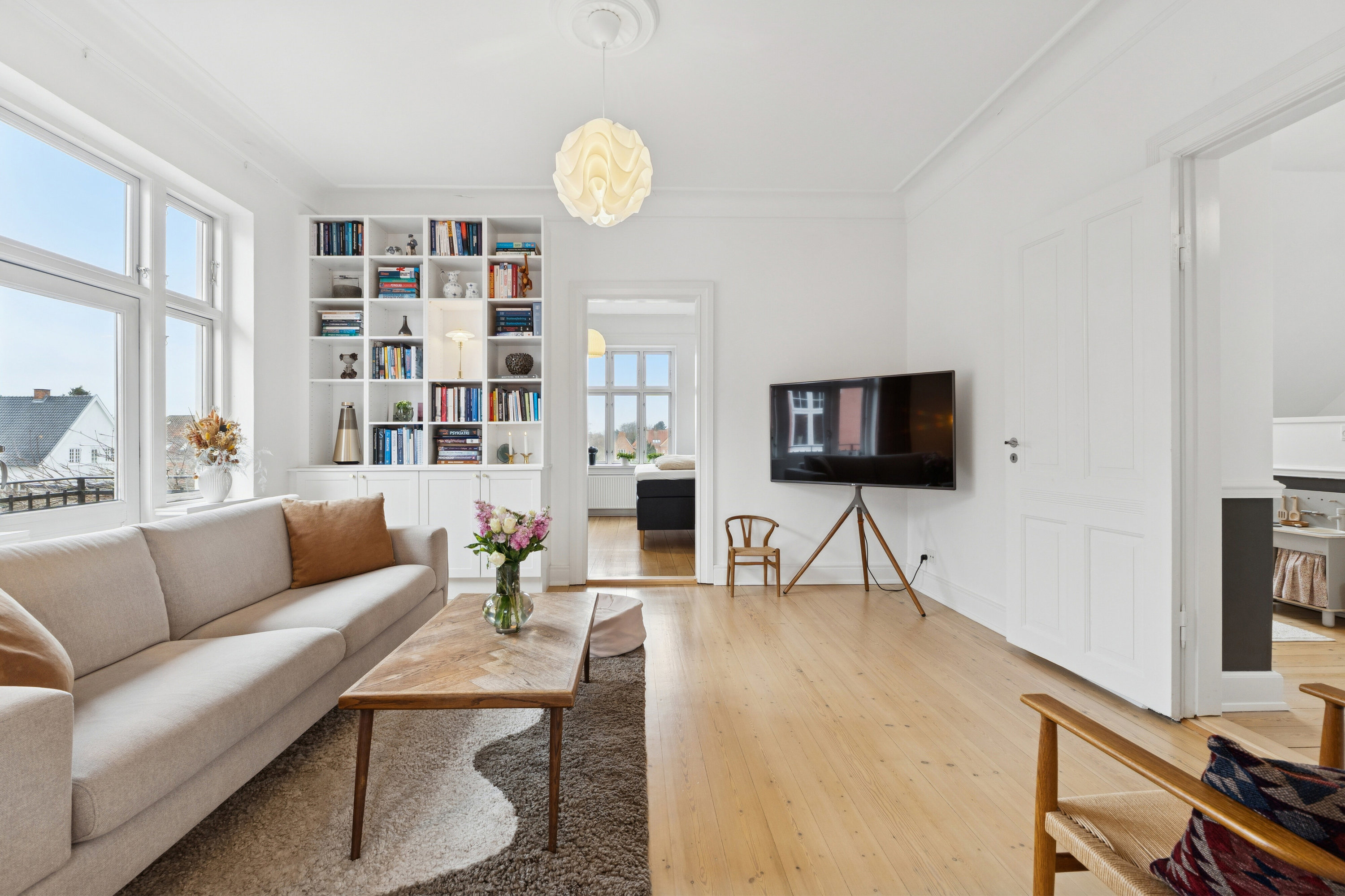 Fremhævet stue billede i fuldskærmstilstand. Billede af Læssøegade 35A, 1., 5000 Odense C