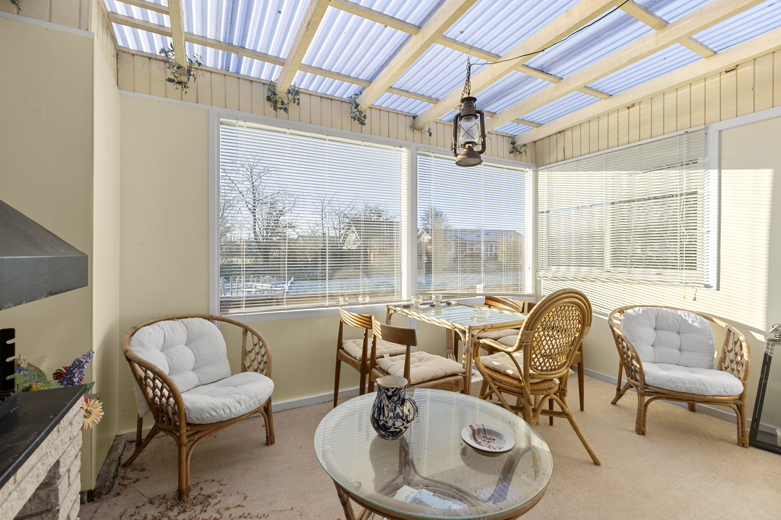 Fremhævet udestue billede i fuldskærmstilstand. Billede af Højmarken 53, Gevninge, 4000 Roskilde