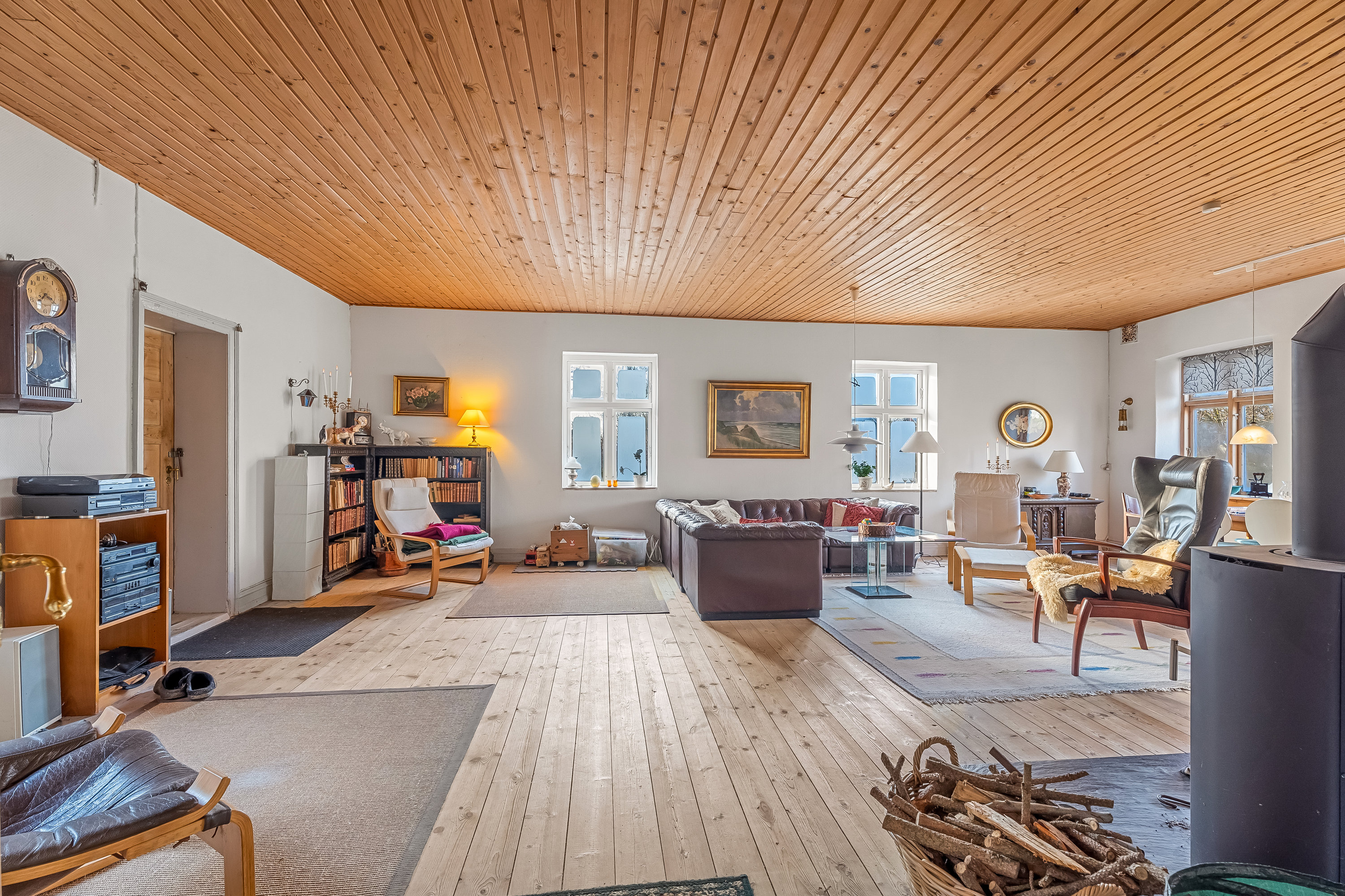 Fremhævet stue billede i fuldskærmstilstand. Billede af Toftevej 134, Vindeby, 4913 Horslunde