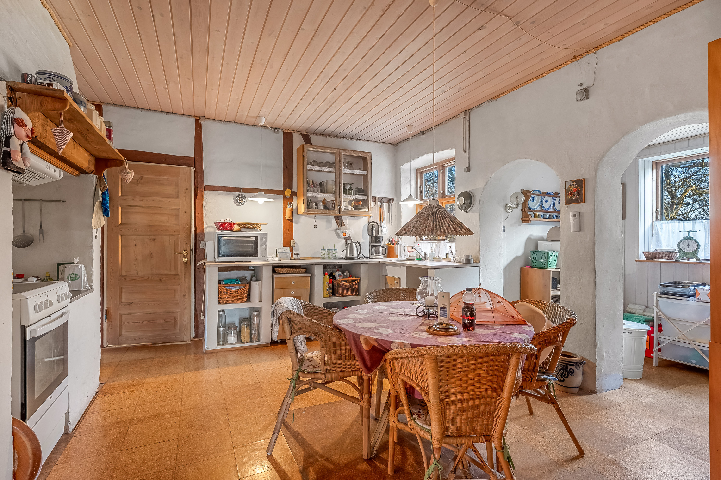 Fremhævet køkken billede i fuldskærmstilstand. Billede af Toftevej 134, Vindeby, 4913 Horslunde