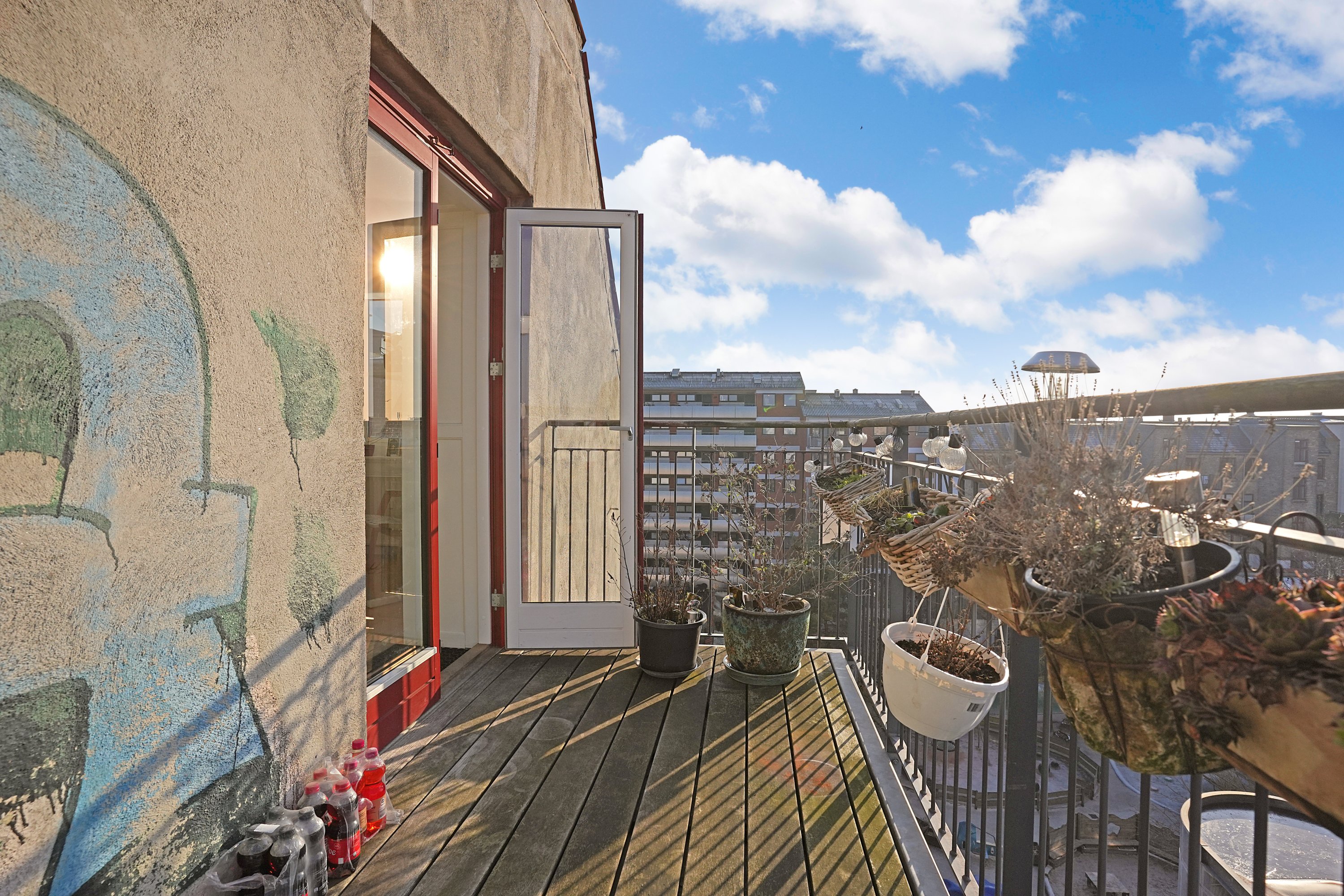 Fremhævet altan billede i fuldskærmstilstand. Billede af Rådmandsgade 40A, 5. th., 2200 København N