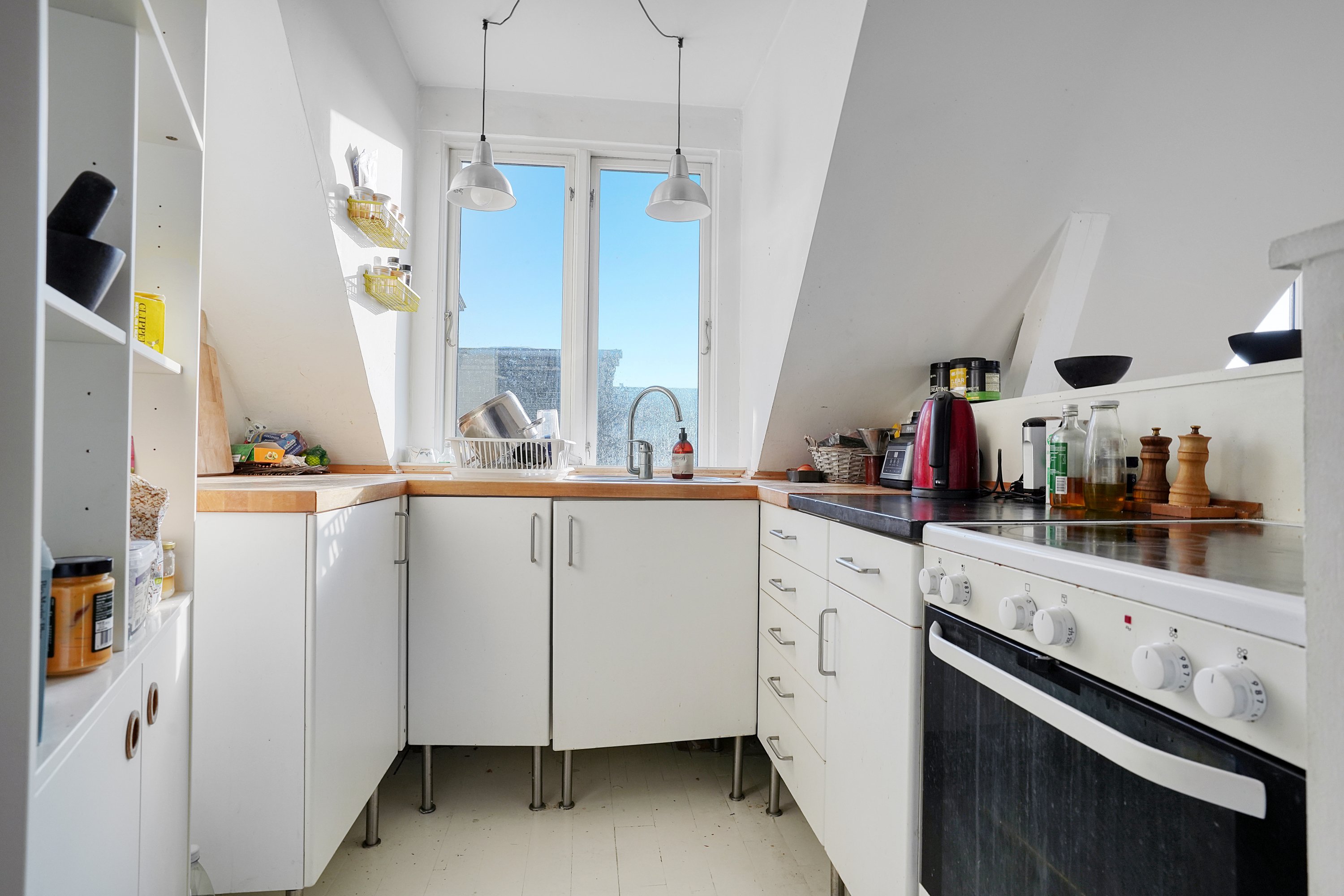 Fremhævet køkken billede i fuldskærmstilstand. Billede af Rådmandsgade 40A, 5. th., 2200 København N