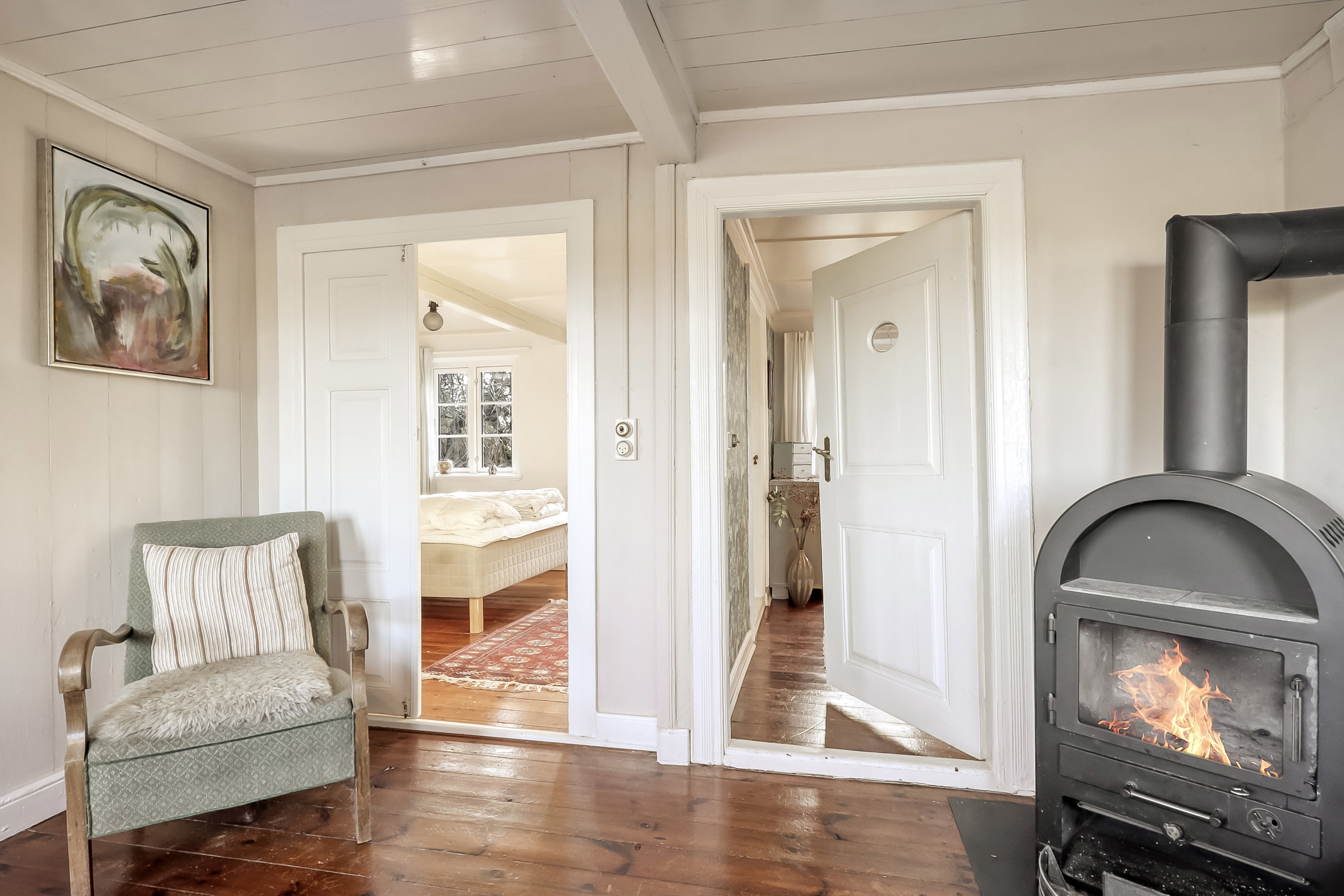 Fremhævet stue billede i fuldskærmstilstand. Billede af Trousløkkevej 1, 5960 Marstal