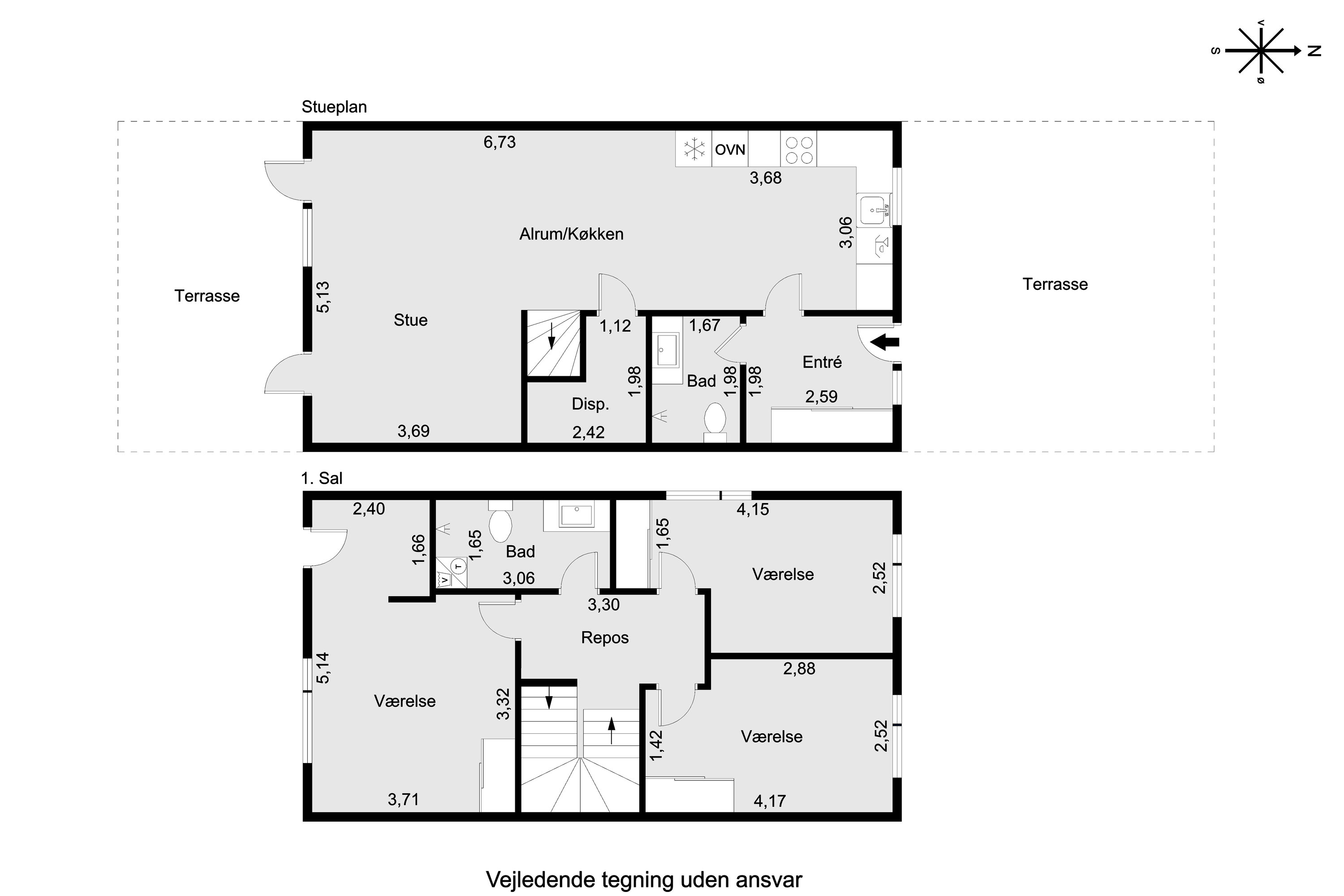 Plantegninger billede af Brobjerg Parkvej 86f, 8250 Egå