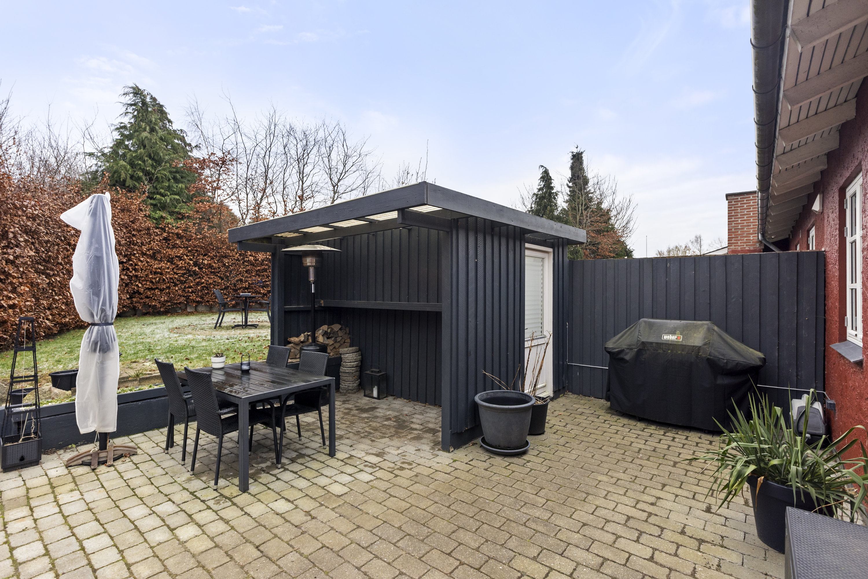 Fremhævet terrasse billede i fuldskærmstilstand. Billede af Hybenvej 7A, 4100 Ringsted