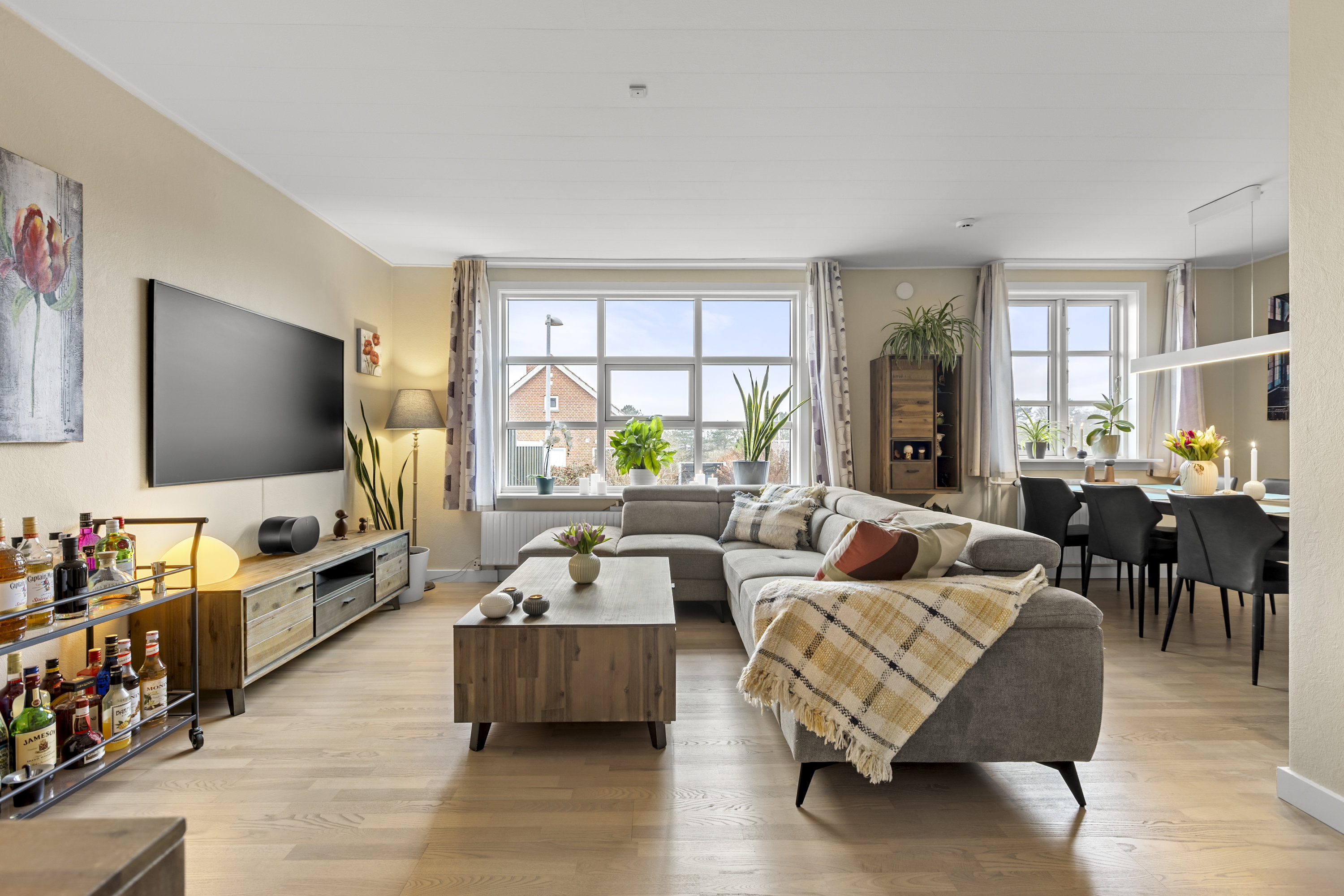 Miniaturebillede 1: stue. Billede af Hybenvej 7A, 4100 Ringsted