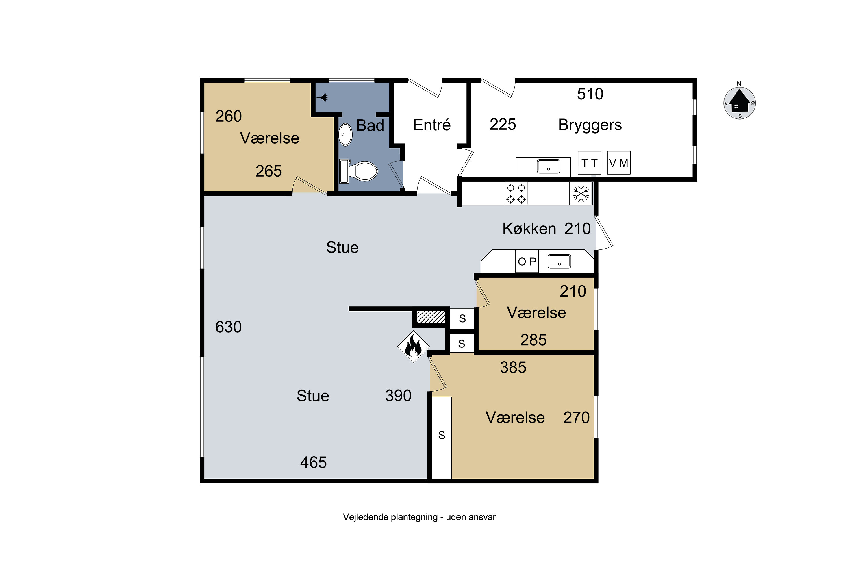 Plantegninger billede af Hybenvej 7A, 4100 Ringsted