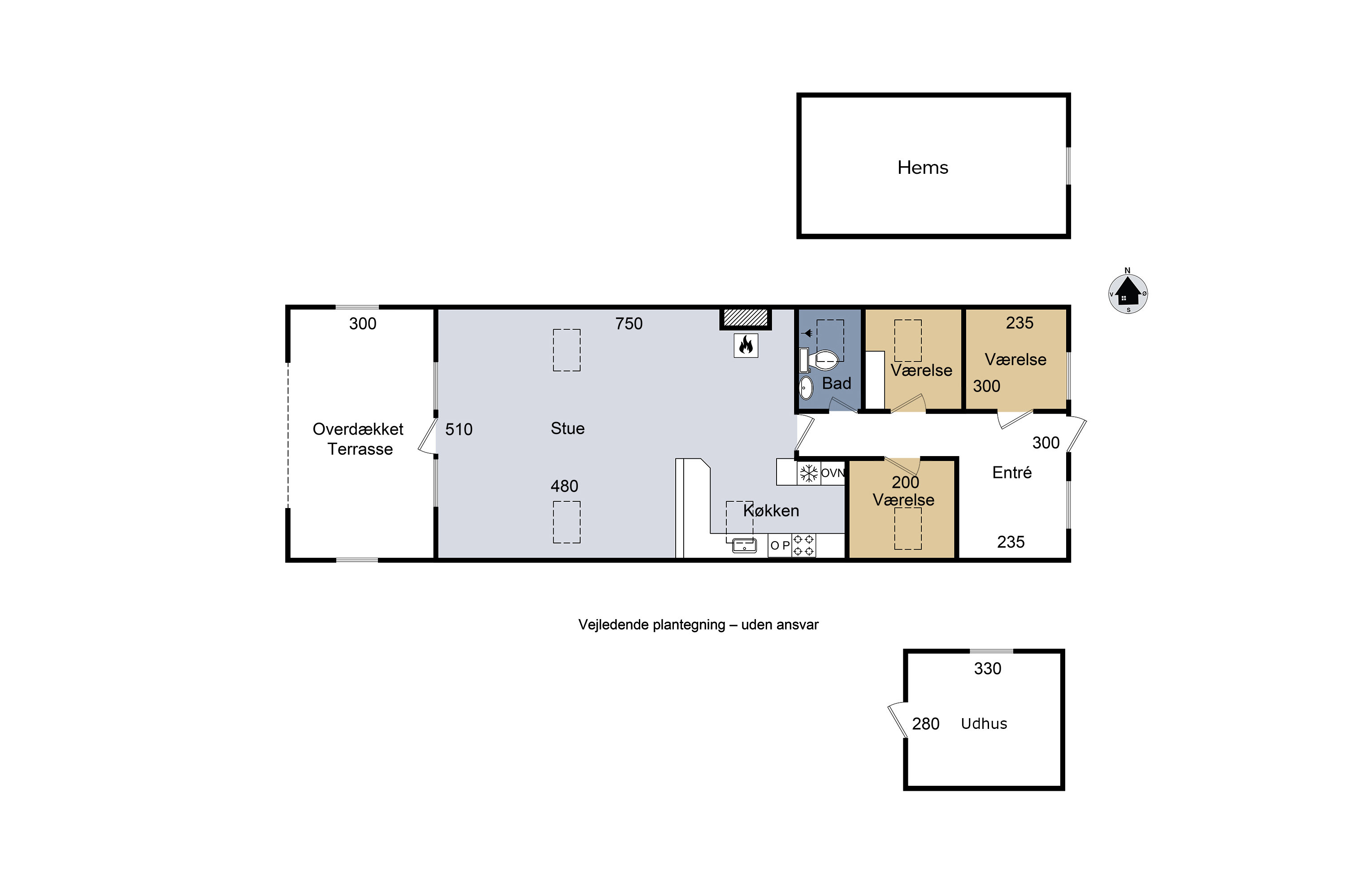 Plantegninger billede af Yrsavej 9, Drøsselbjerg, 4200 Slagelse
