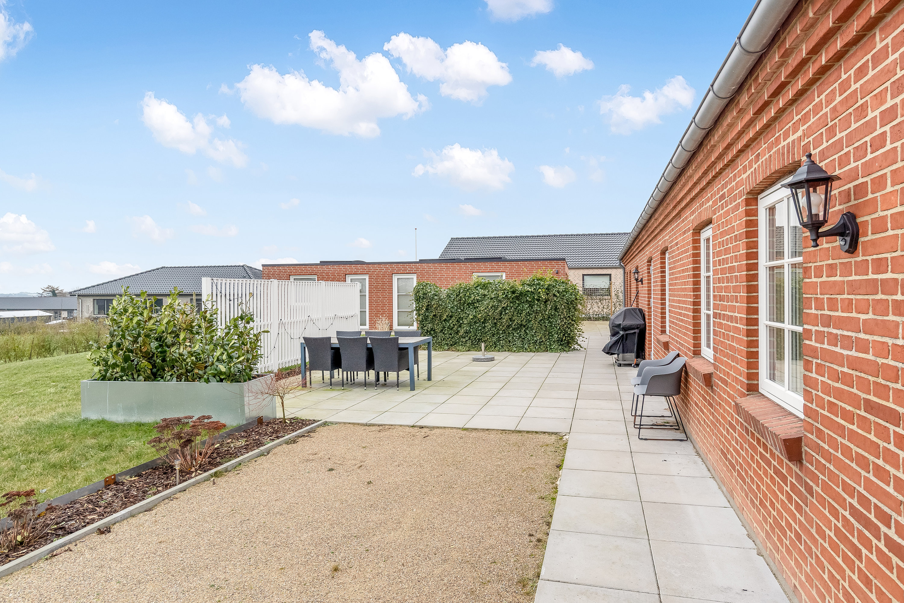Fremhævet terrasse billede i fuldskærmstilstand. Billede af Geranievej 4, Mejrup, 7500 Holstebro
