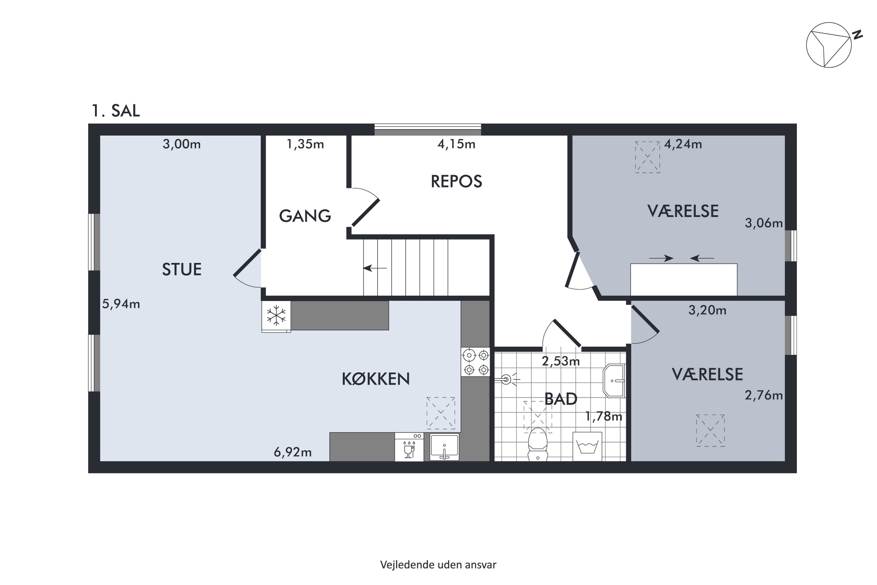 Plantegninger billede af Flensborg Landevej 17, Søgaard, 6200 Aabenraa