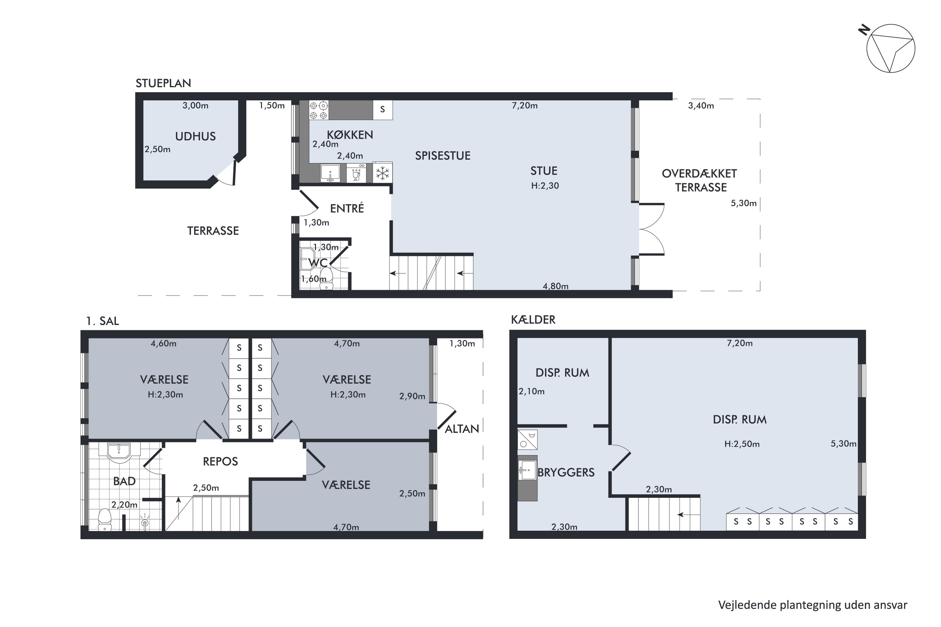Plantegninger billede af Jægerhusene 11, 2620 Albertslund