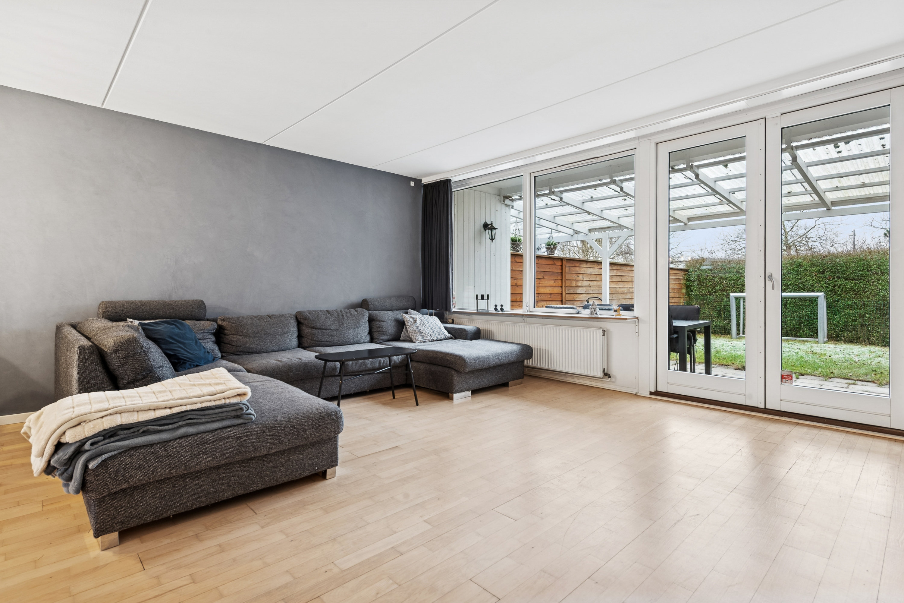 Fremhævet stue billede i fuldskærmstilstand. Billede af Jægerhusene 11, 2620 Albertslund