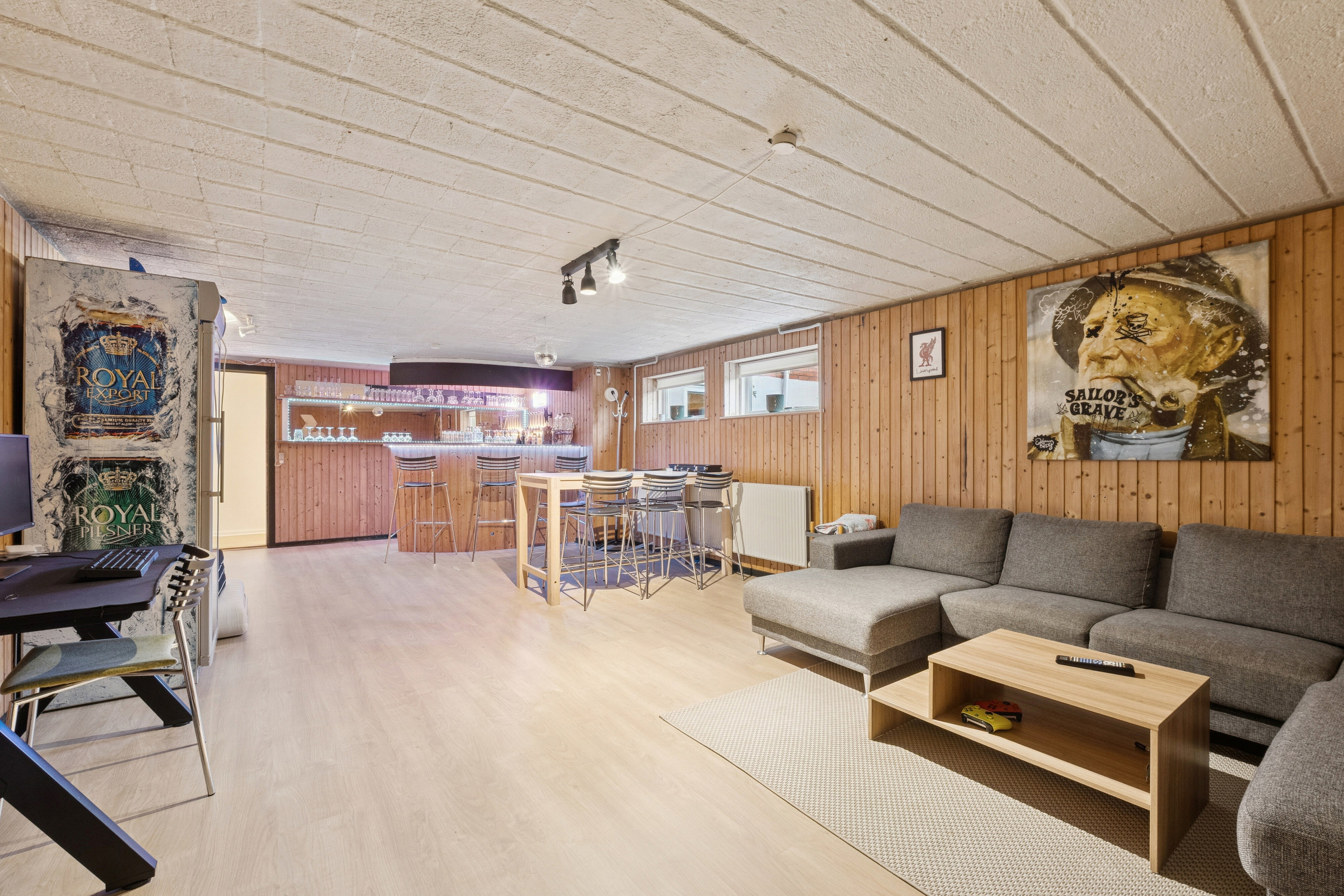 Fremhævet stue billede i fuldskærmstilstand. Billede af Platanvej 58, 7700 Thisted