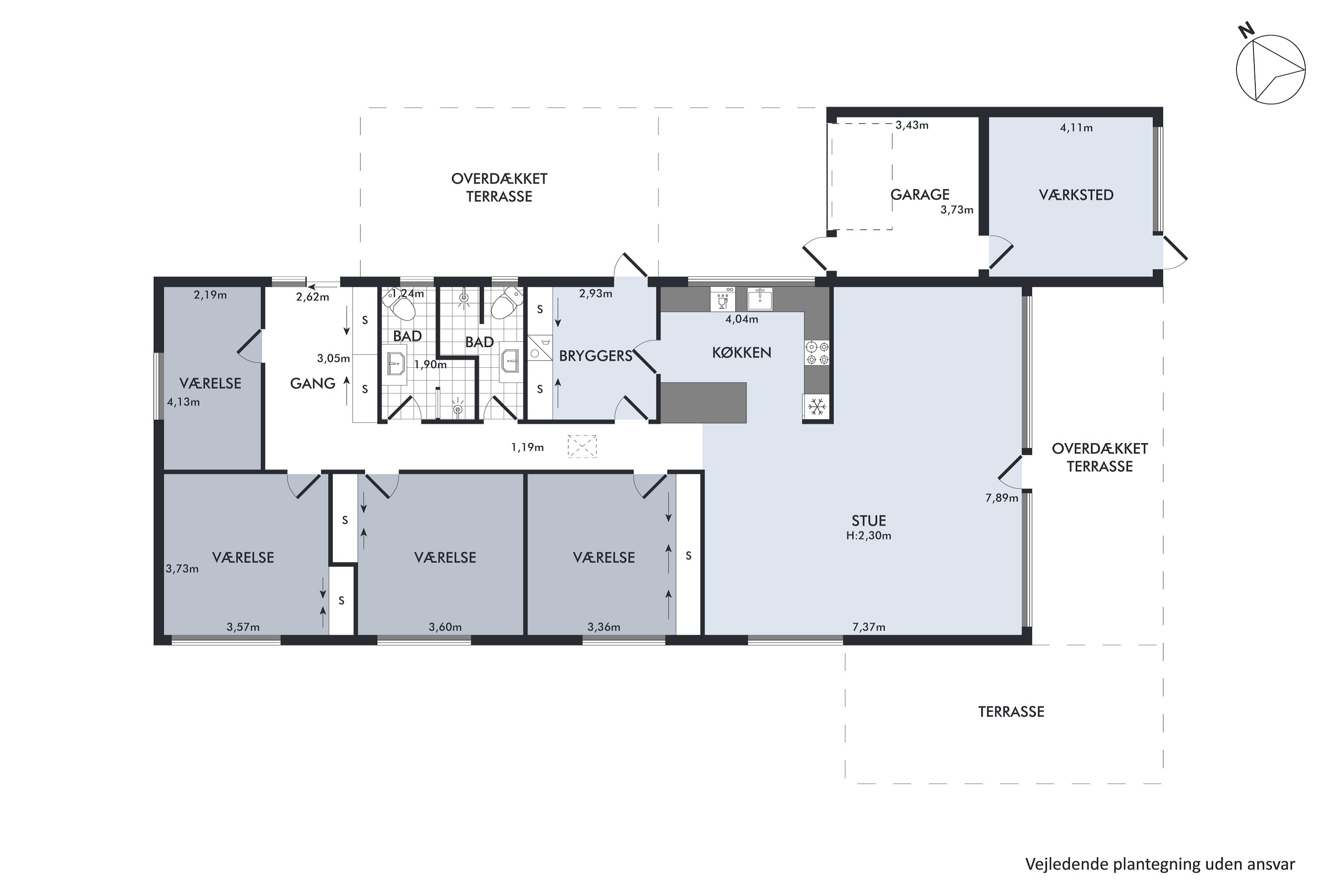 Plantegninger billede af Stellavej 33, Paarup, 5210 Odense NV