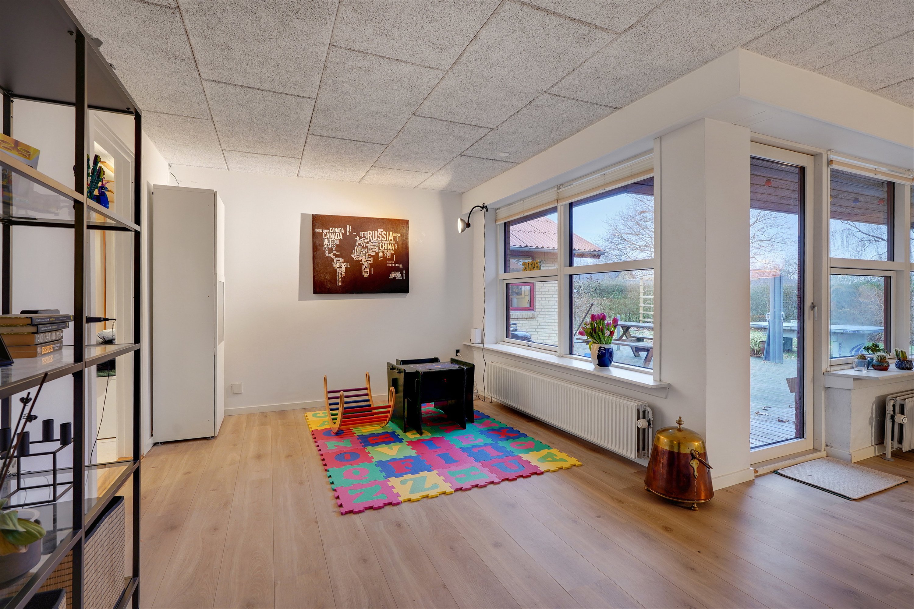 Fremhævet stue billede i fuldskærmstilstand. Billede af Egevænget 406, 7190 Billund