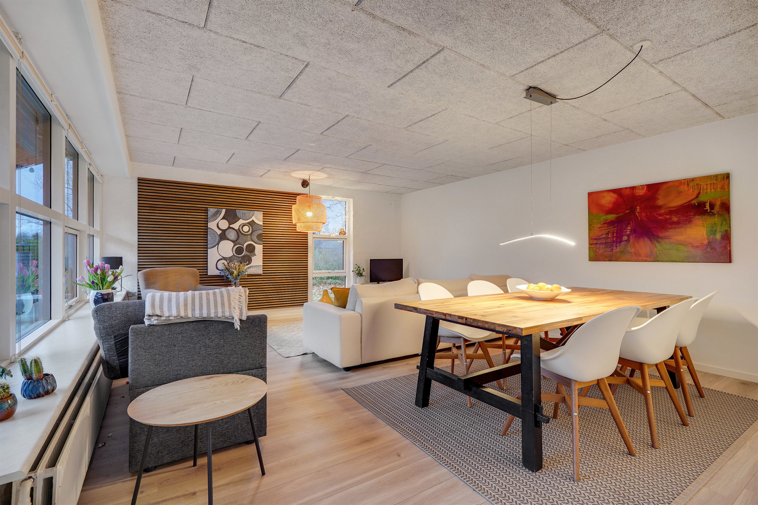 Fremhævet stue billede i fuldskærmstilstand. Billede af Egevænget 406, 7190 Billund