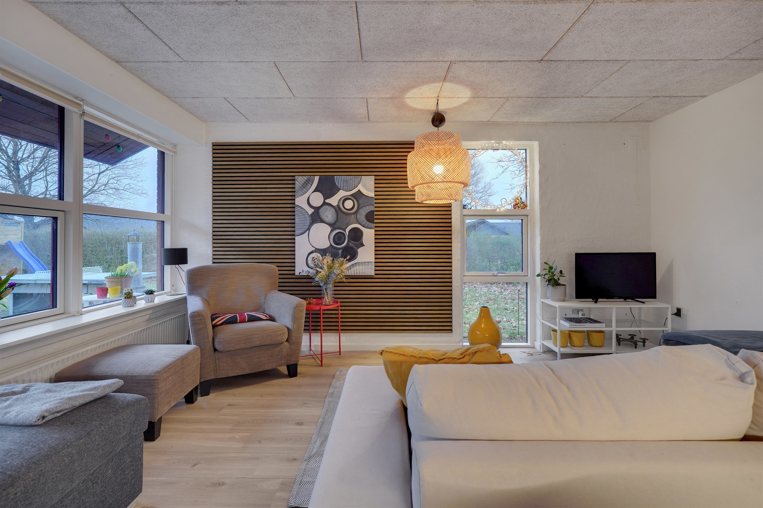 Fremhævet stue billede i fuldskærmstilstand. Billede af Egevænget 406, 7190 Billund