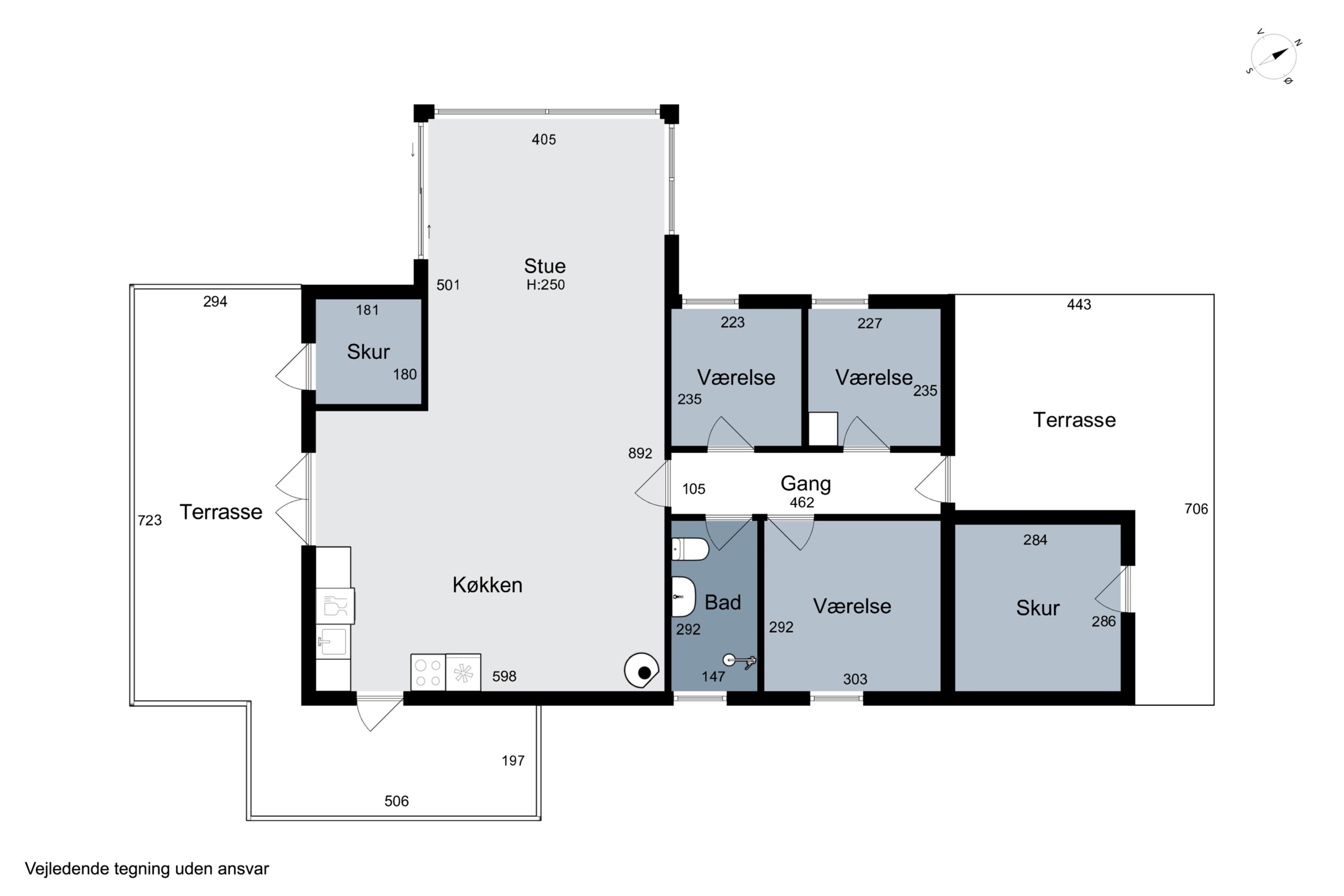 Plantegninger billede af Kobbelsti 49, Klitmøller, 7700 Thisted