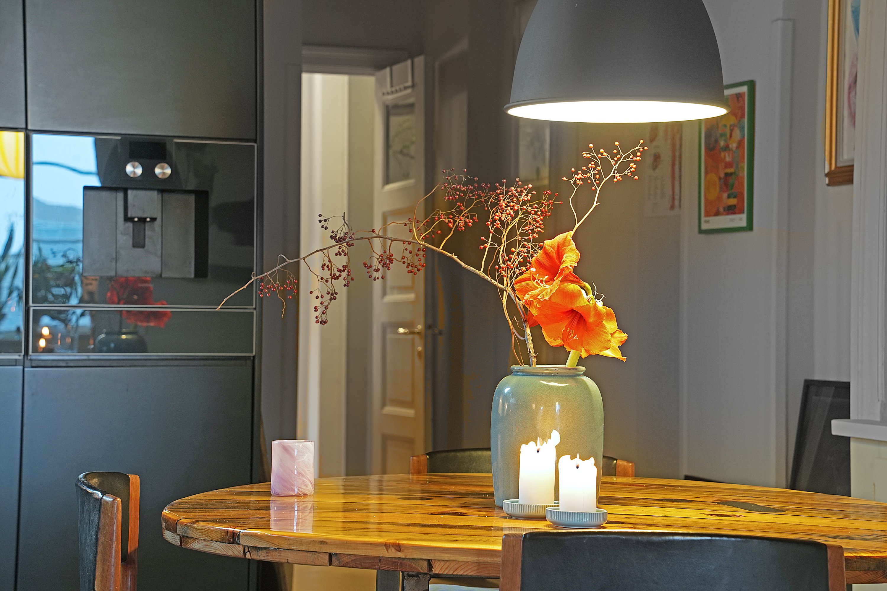 Fremhævet spisestue billede i fuldskærmstilstand. Billede af Classensgade 17B, 5. tv., 2100 København Ø