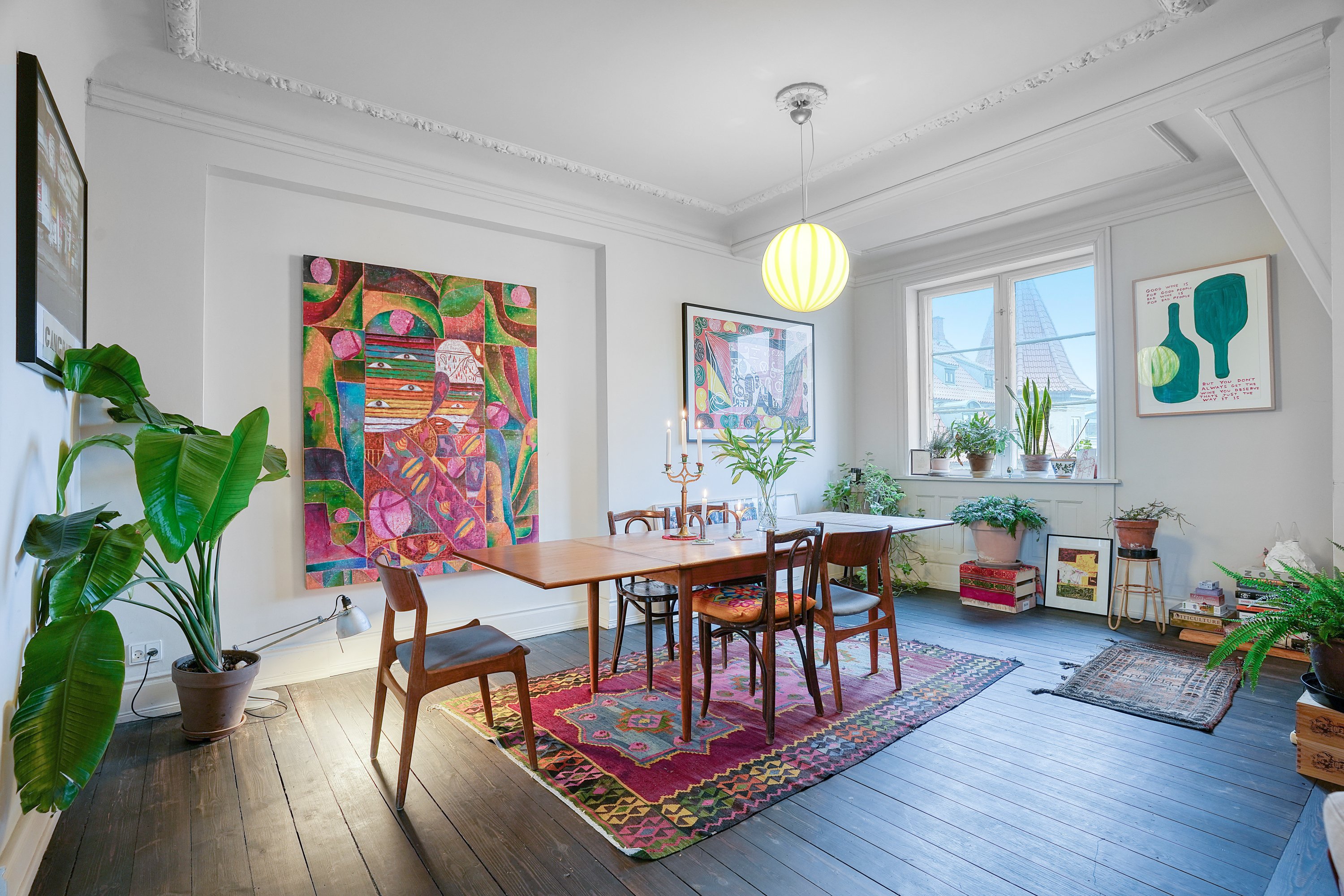 Fremhævet spisestue billede i fuldskærmstilstand. Billede af Classensgade 17B, 5. tv., 2100 København Ø