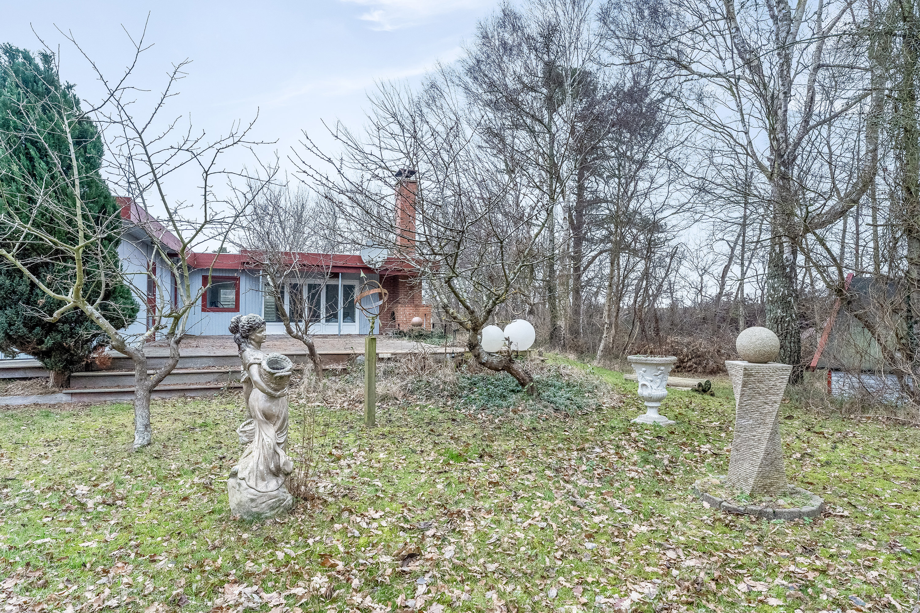 Fremhævet facade billede i fuldskærmstilstand. Billede af Krathusvej 5, 4873 Væggerløse