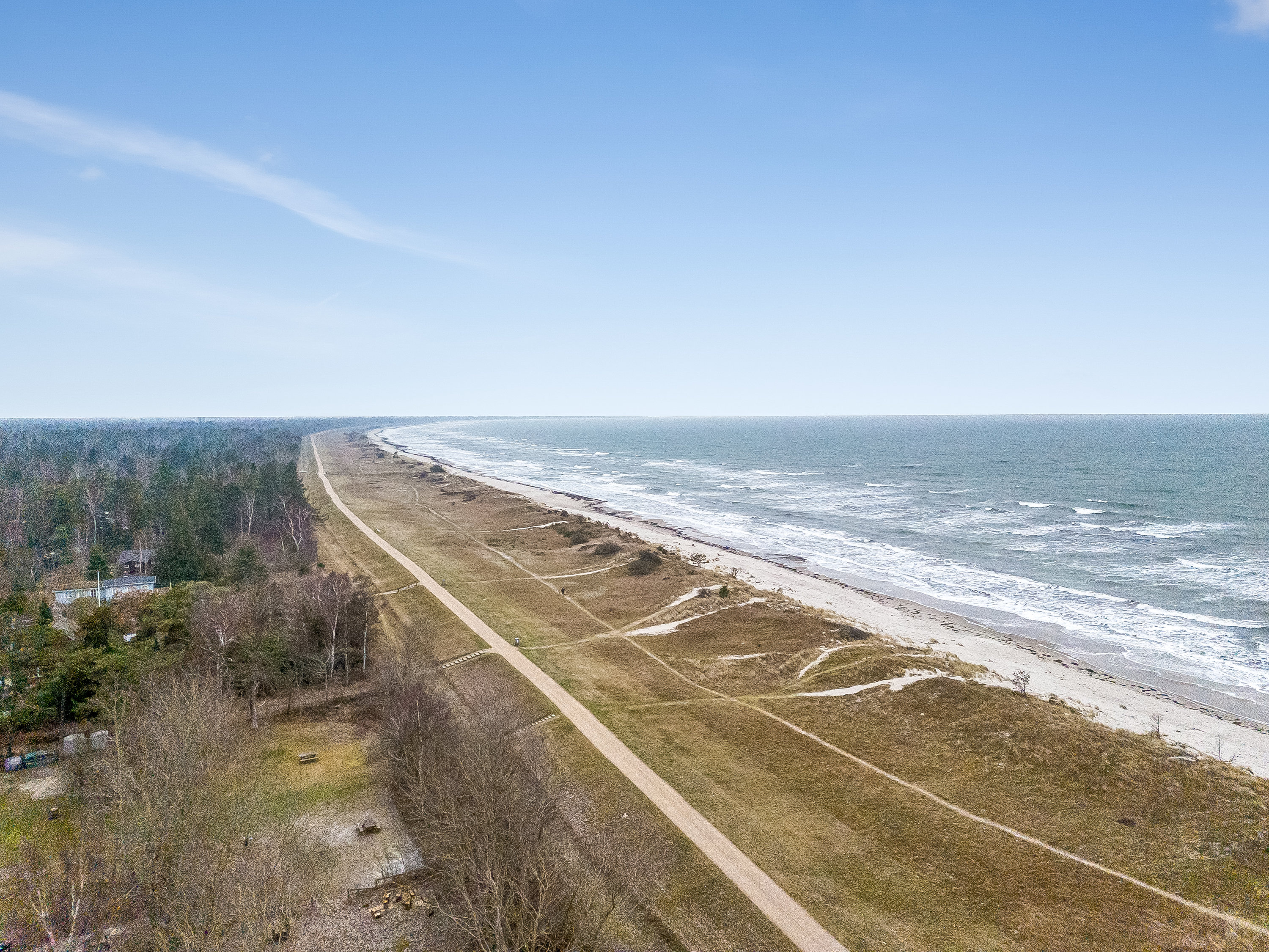 Miniaturebillede 1: luftfoto. Billede af Krathusvej 5, 4873 Væggerløse