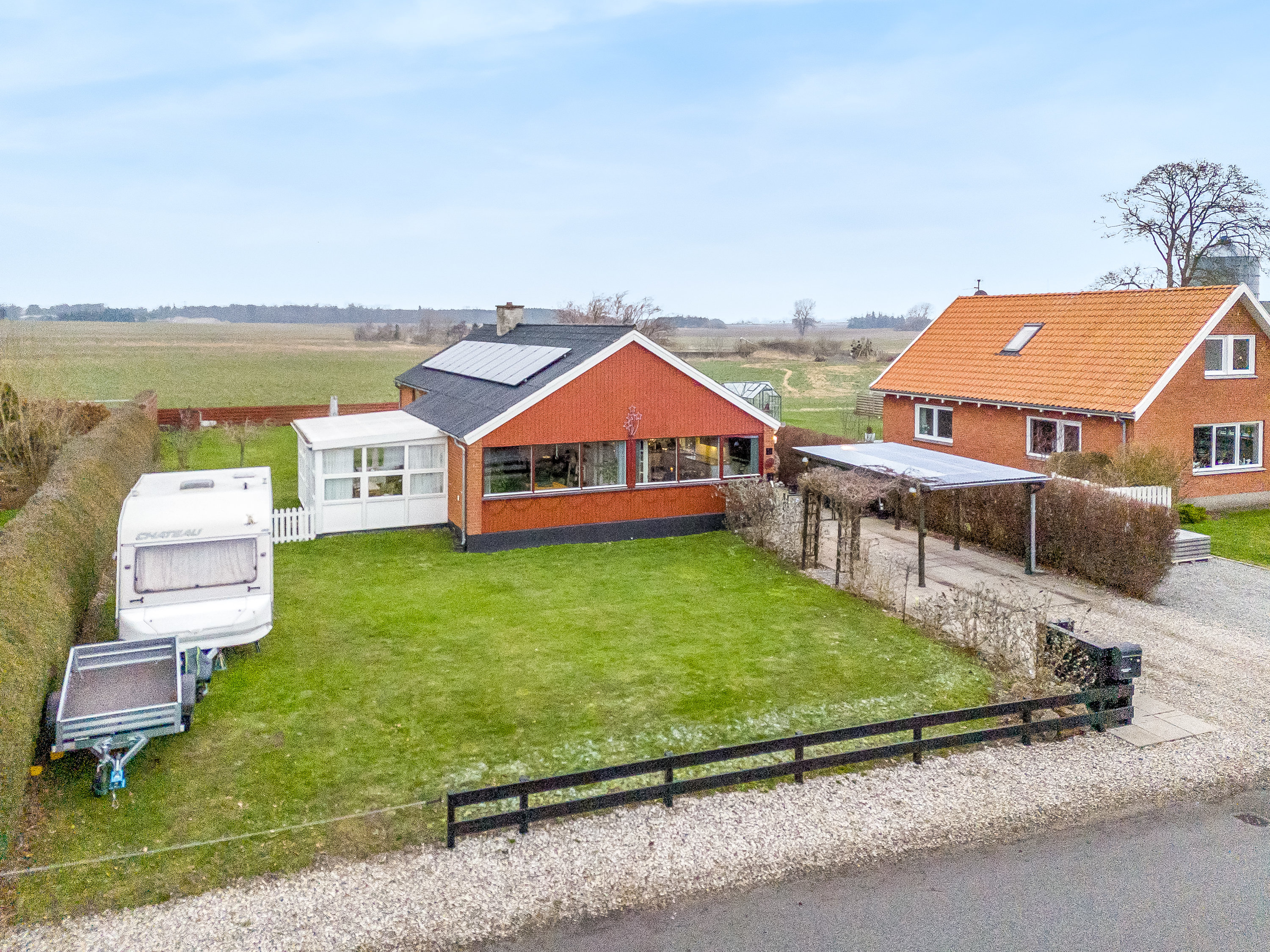 Villa: Mastefoto på Møllevej 54, 4872 Idestrup