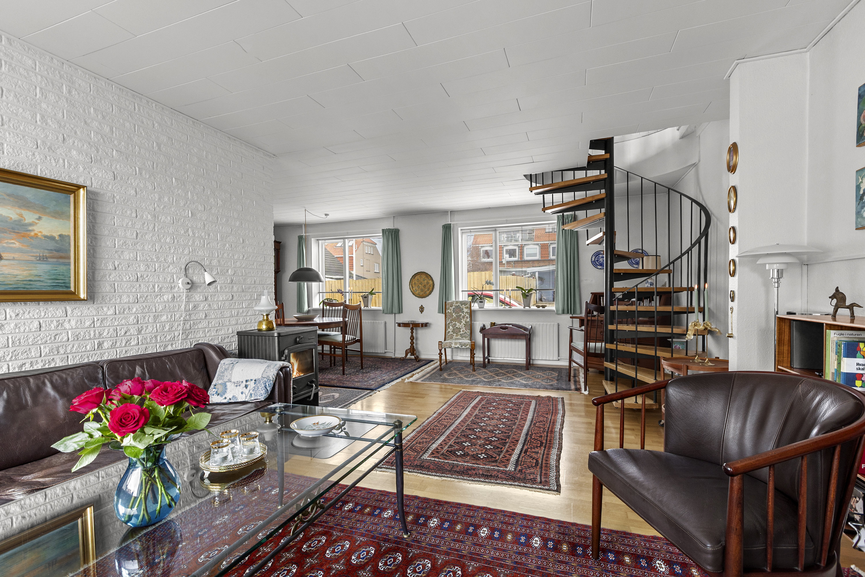 Fremhævet stue billede i fuldskærmstilstand. Billede af Wormsvej 4, 4220 Korsør