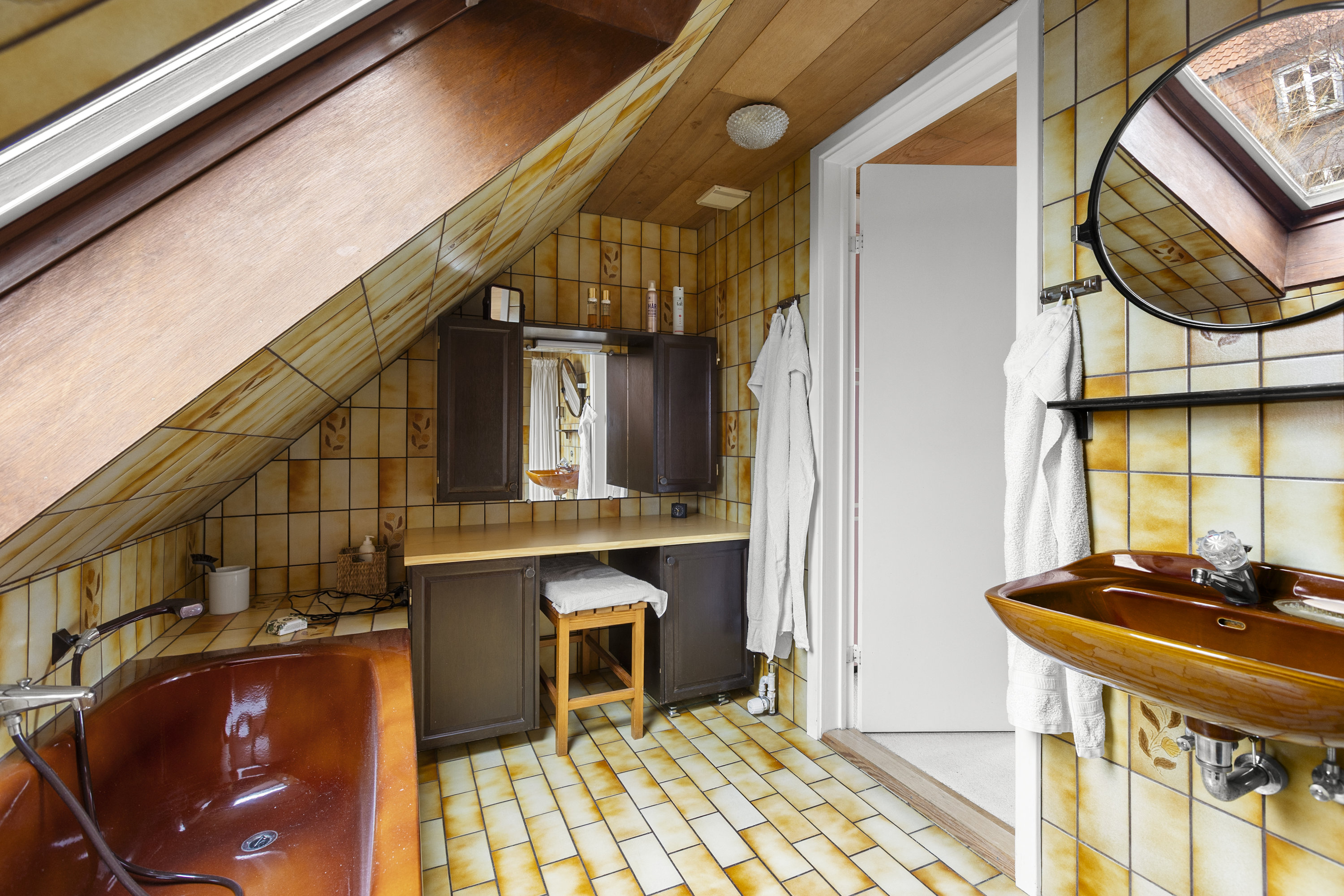 Fremhævet badeværelse billede i fuldskærmstilstand. Billede af Wormsvej 4, 4220 Korsør