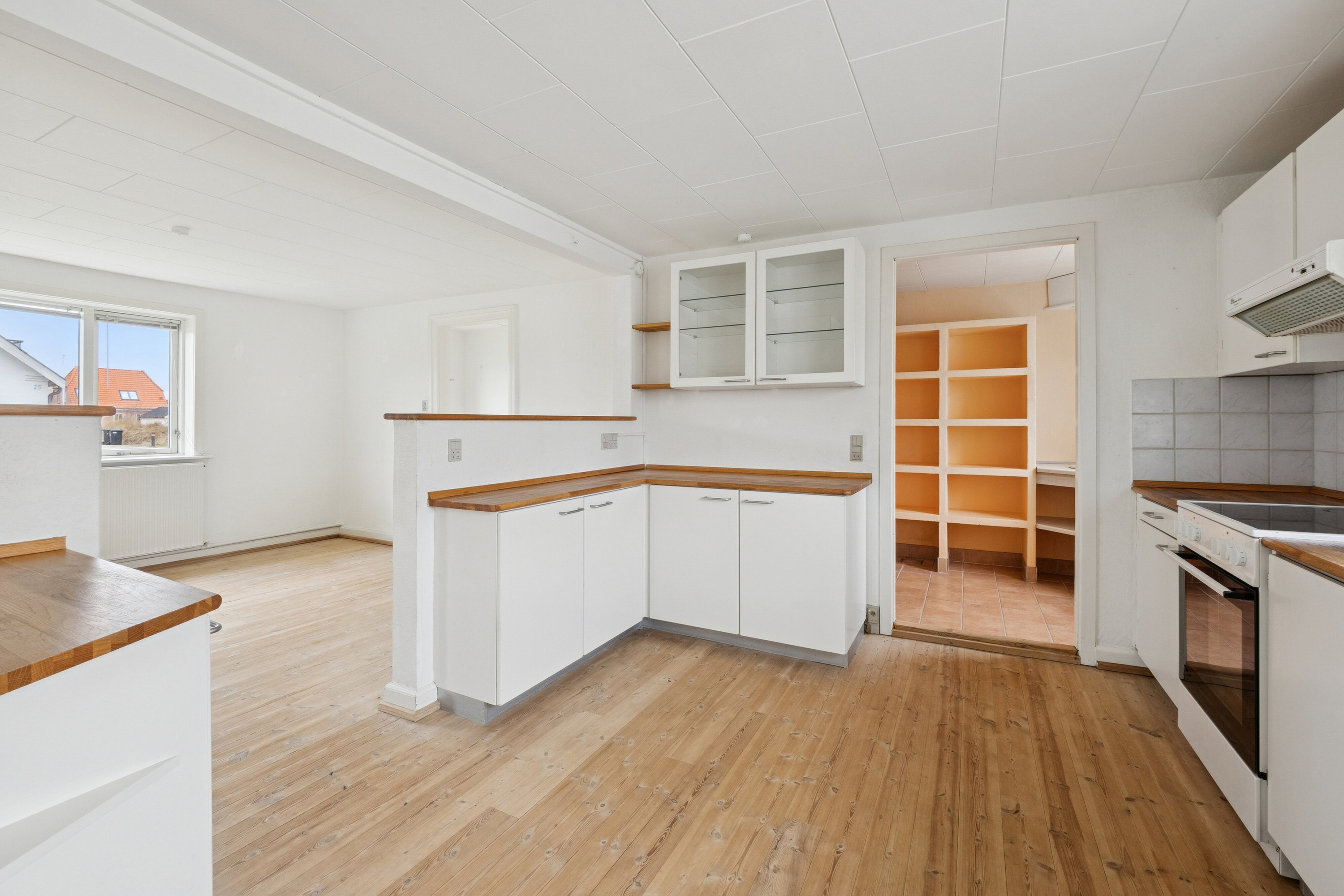 Fremhævet køkken billede i fuldskærmstilstand. Billede af Vestermøllevej 11, Klitmøller, 7700 Thisted