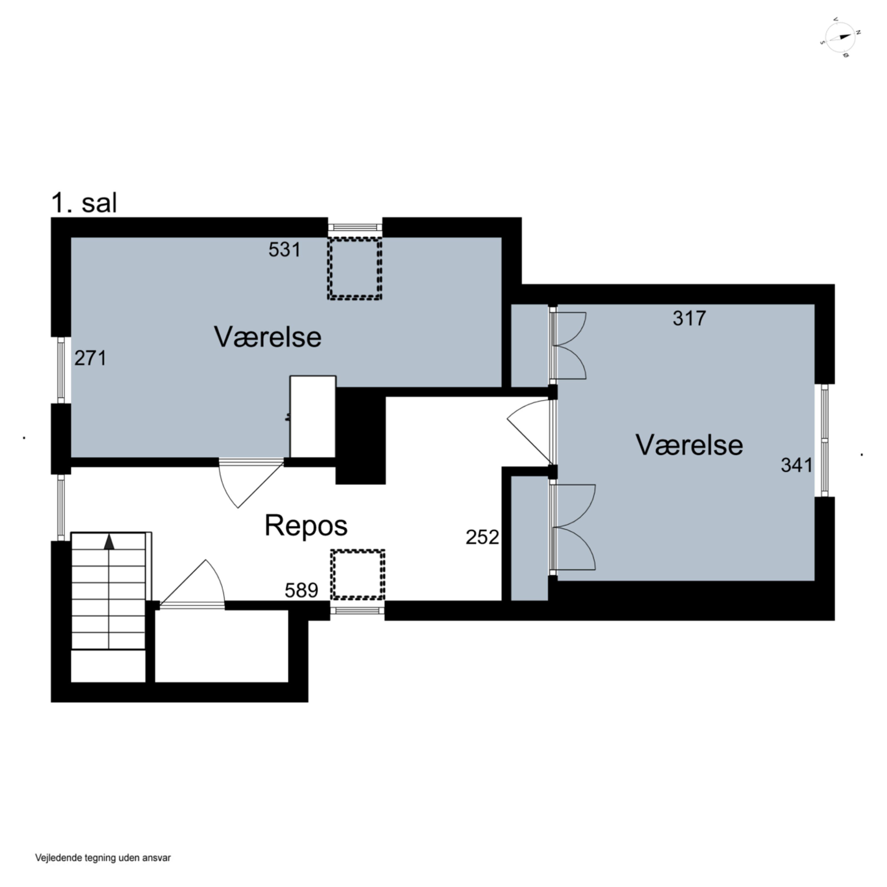 Plantegninger billede af Vestermøllevej 11, Klitmøller, 7700 Thisted