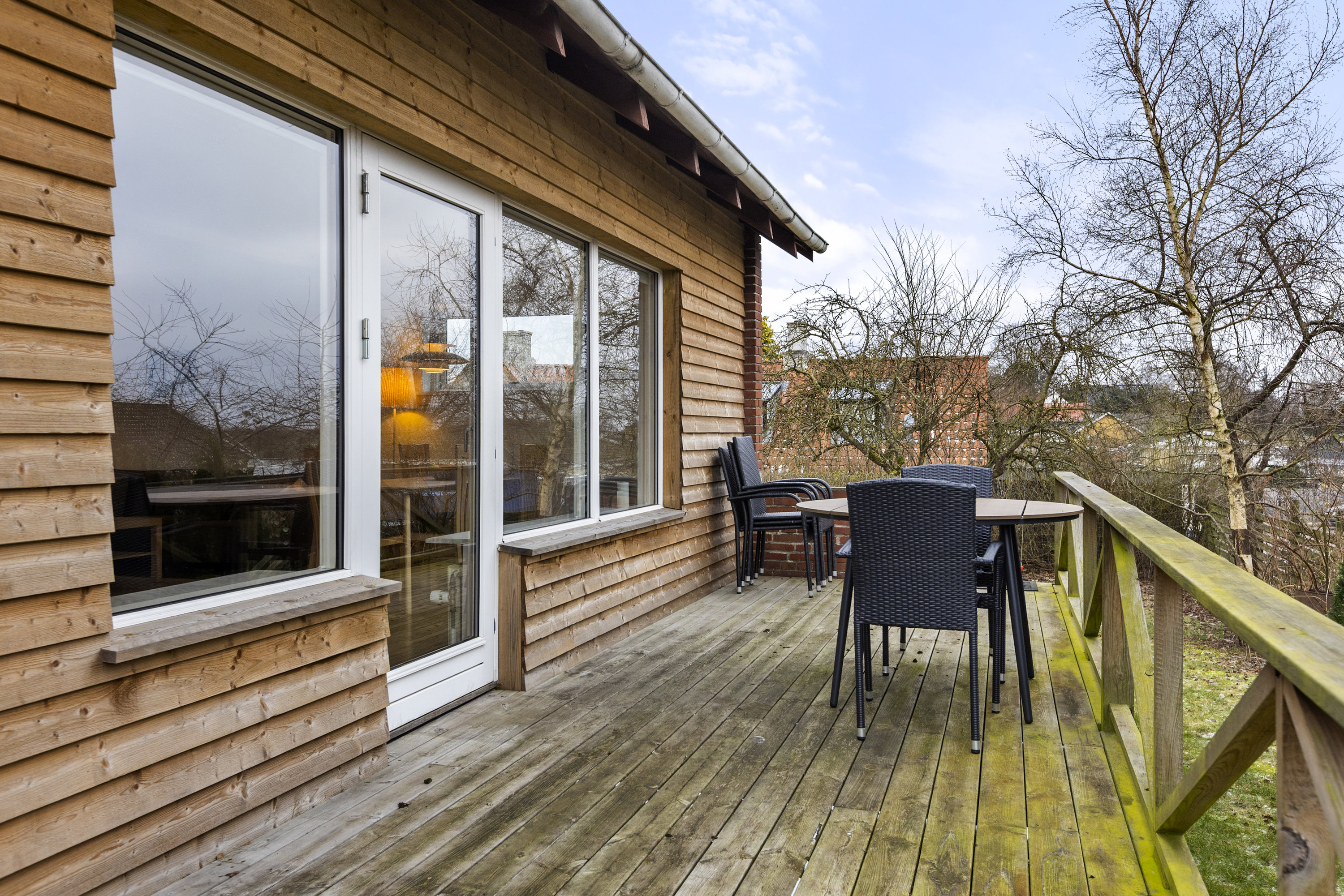 Fremhævet terrasse billede i fuldskærmstilstand. Billede af Egemosevej 38, Snekkerup, 4174 Jystrup Midtsj