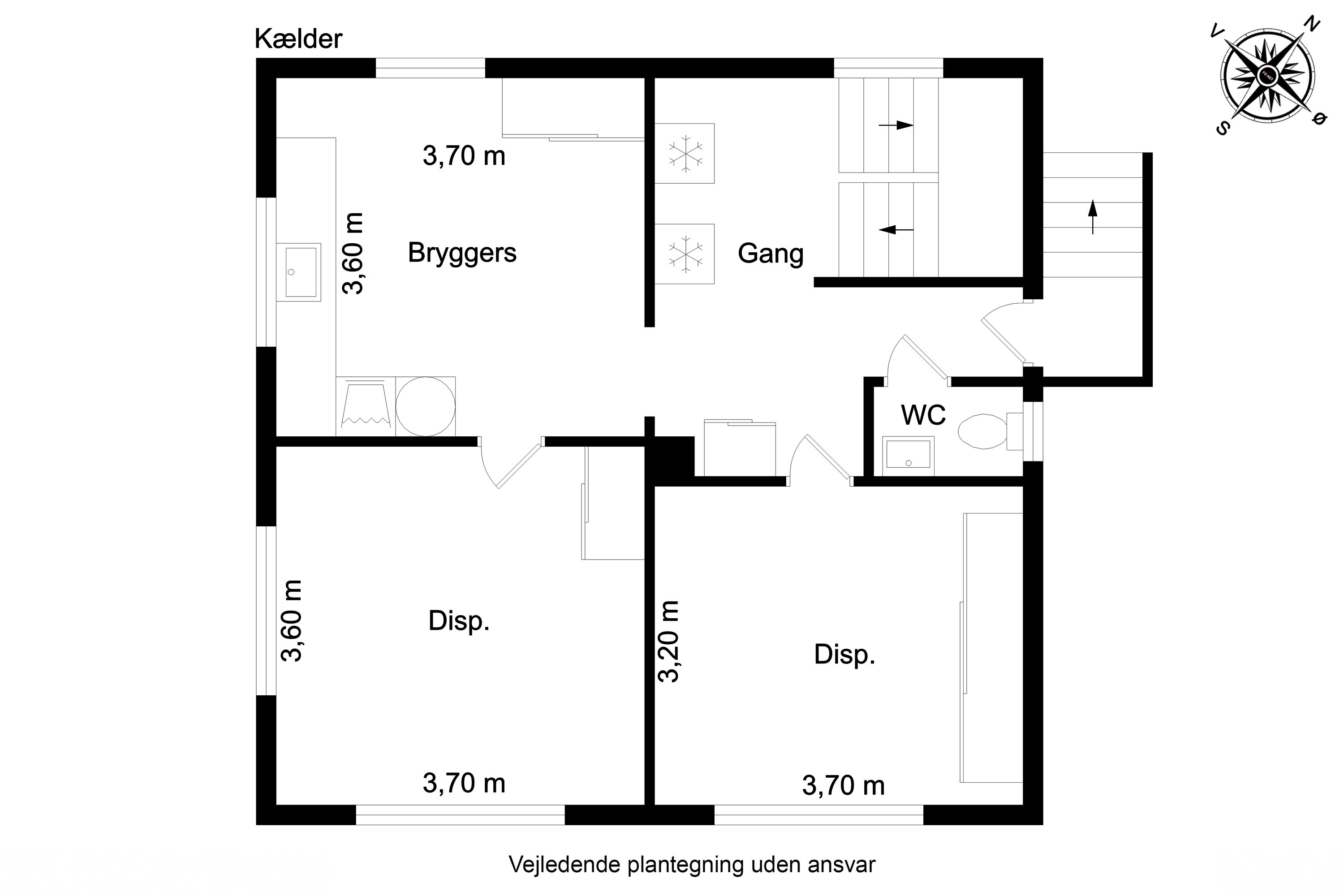 Plantegninger billede af Tvedvej 128, Tved, 5700 Svendborg
