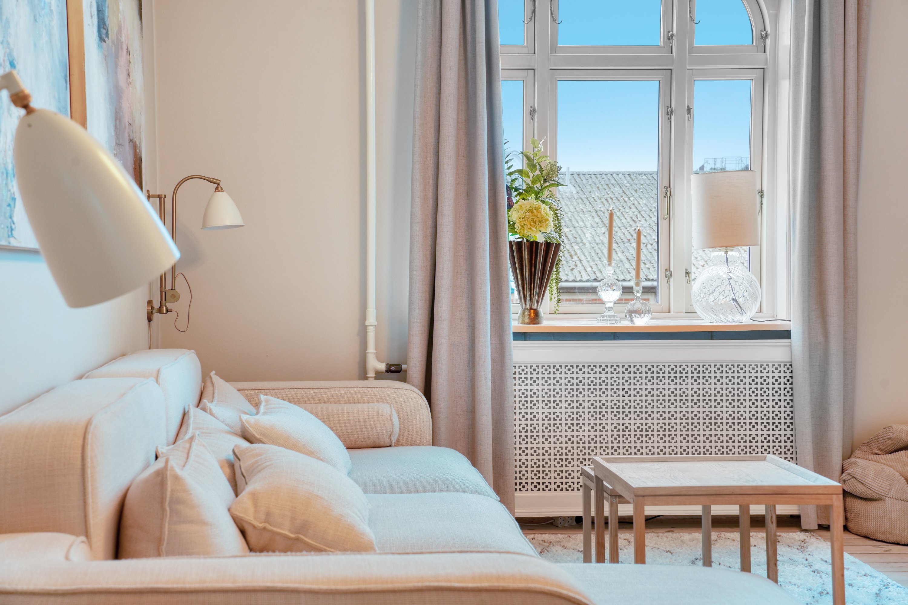 Fremhævet stue billede i fuldskærmstilstand. Billede af Ingemannsvej 22, 4. tv., 1964 Frederiksberg C