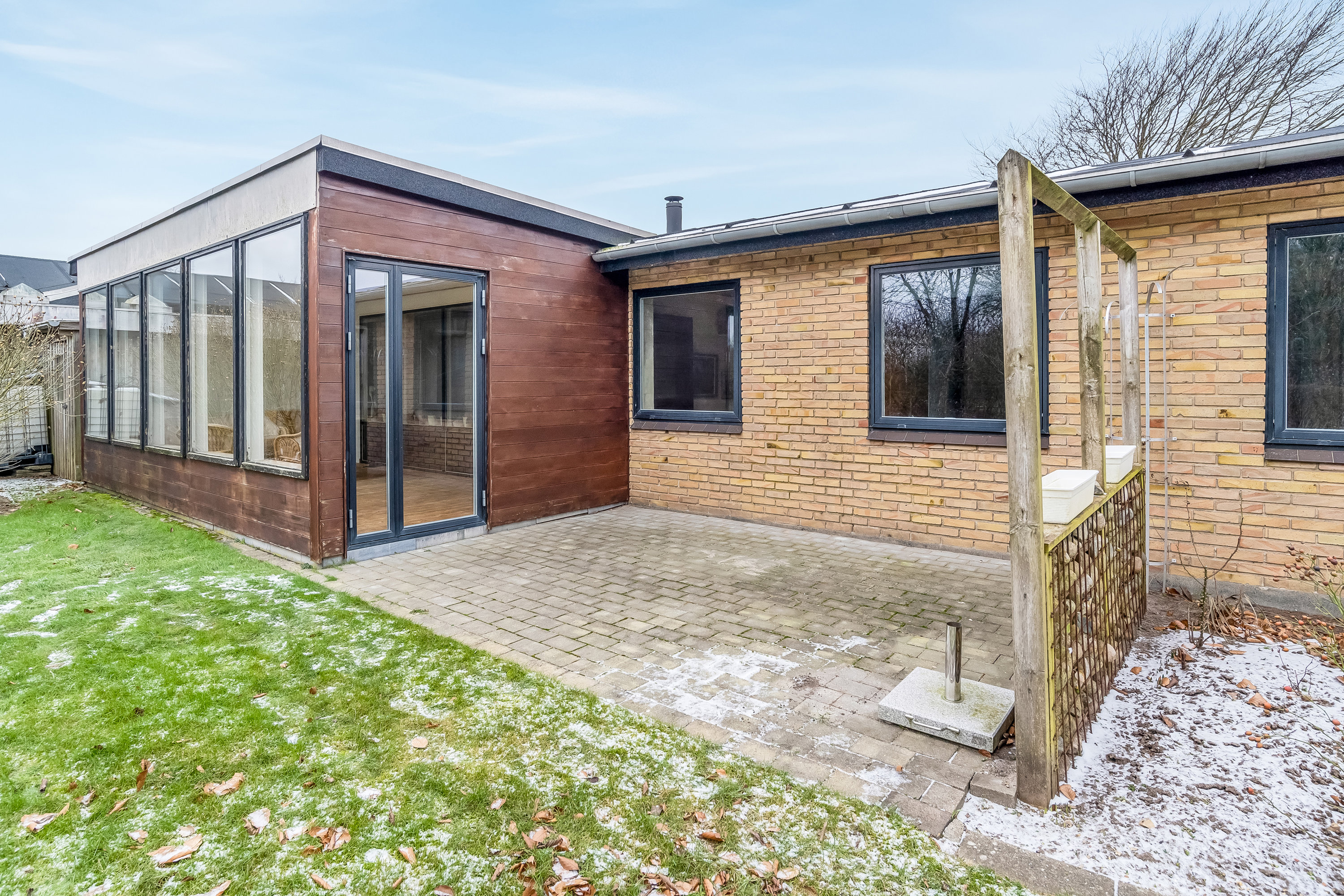 Fremhævet terrasse billede i fuldskærmstilstand. Billede af Grønnevej 10, Hornshøj, 7500 Holstebro