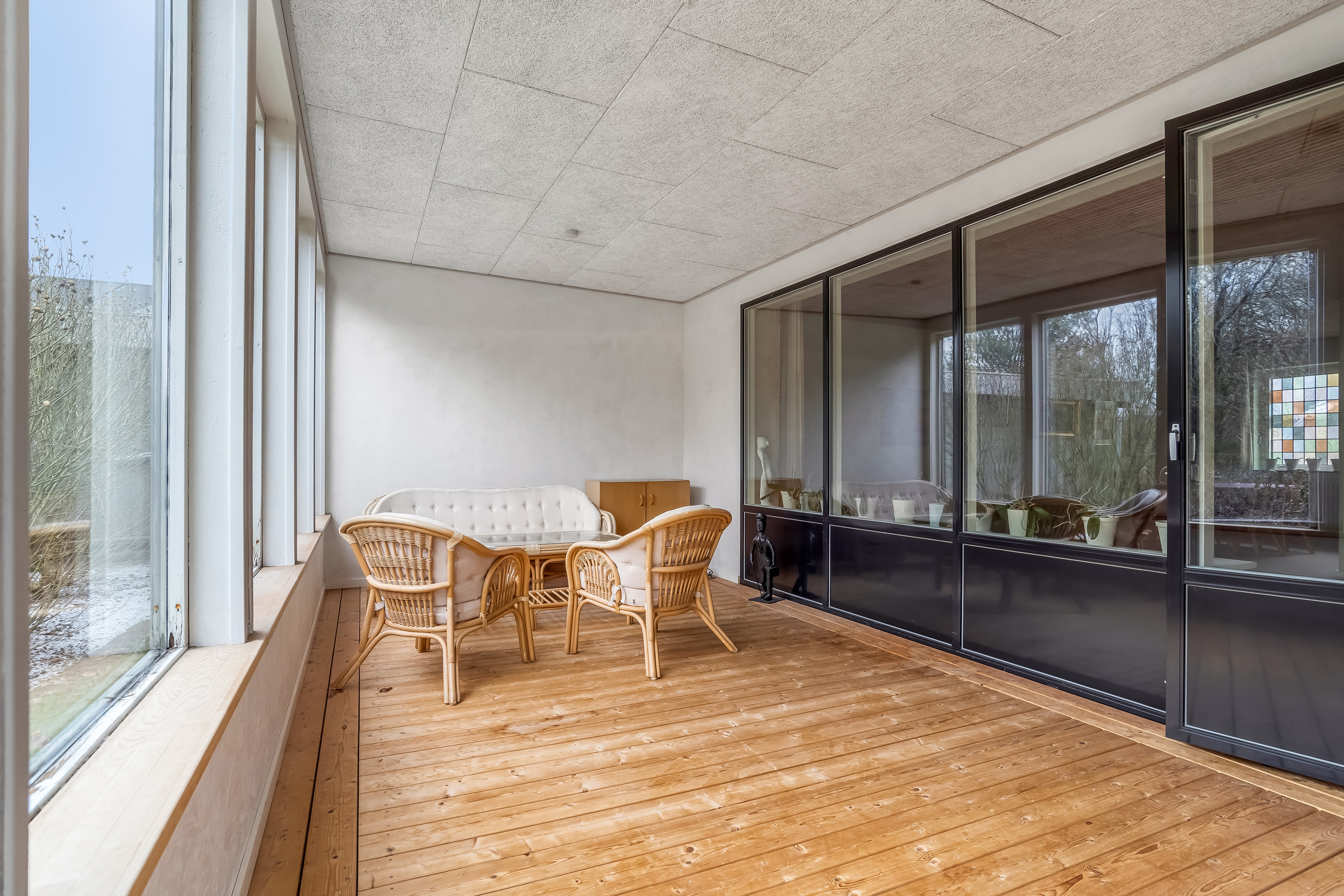 Fremhævet udestue billede i fuldskærmstilstand. Billede af Grønnevej 10, Hornshøj, 7500 Holstebro