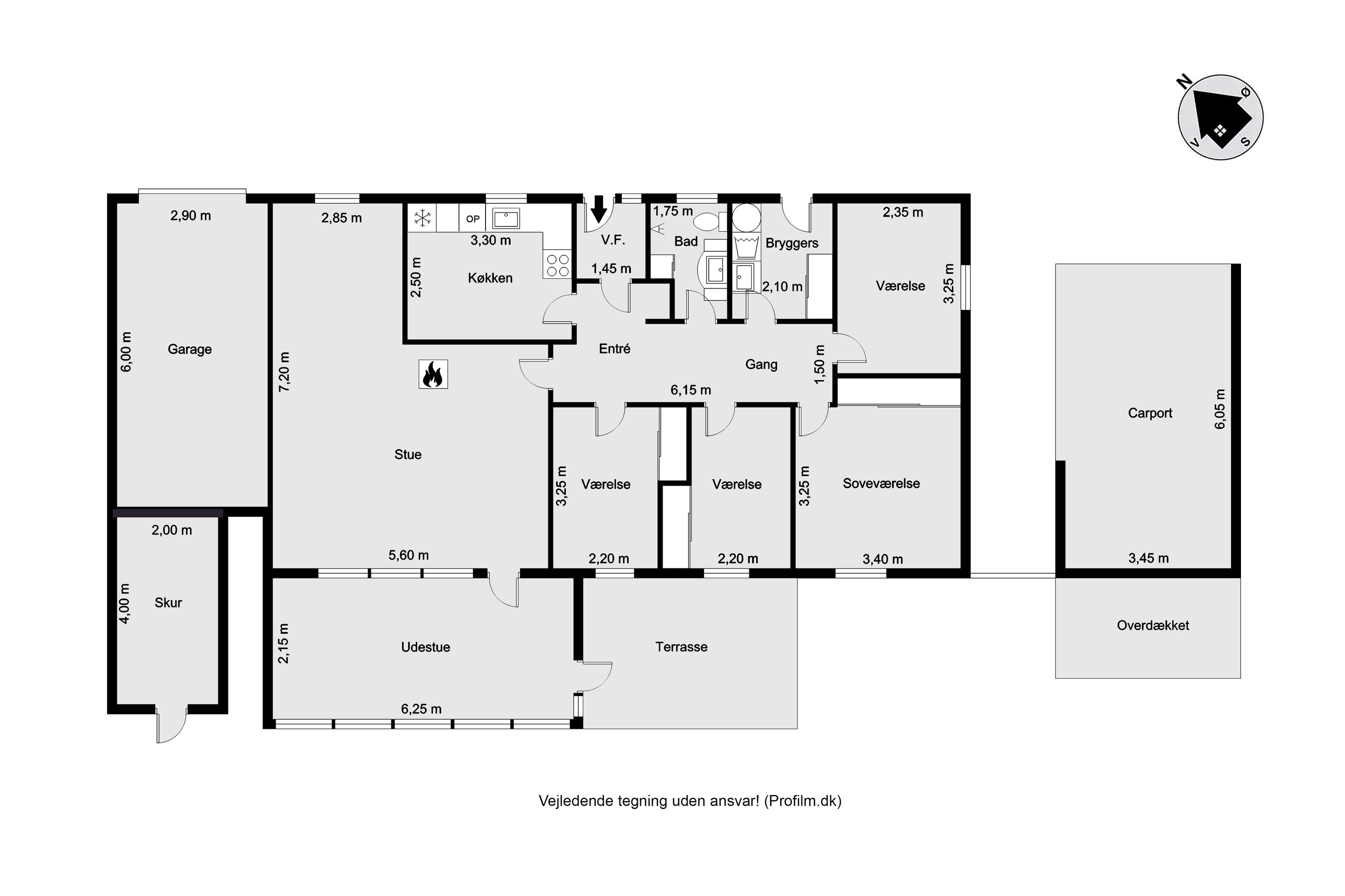 Plantegninger billede af Grønnevej 10, Hornshøj, 7500 Holstebro